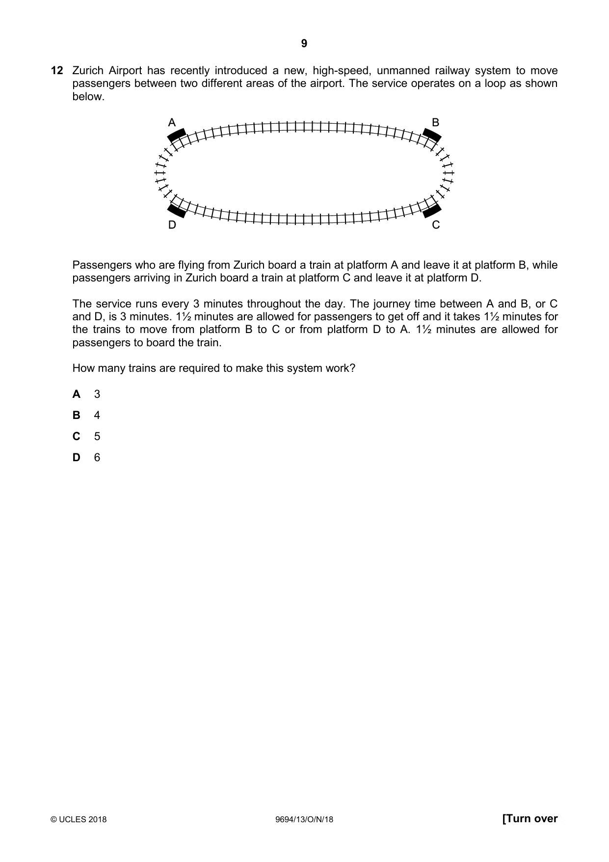 Cambridge A Level Thinking Skills 9694 2018 Oct/Nov Paper 1 · Variant 3 question paper, page 9 of 20