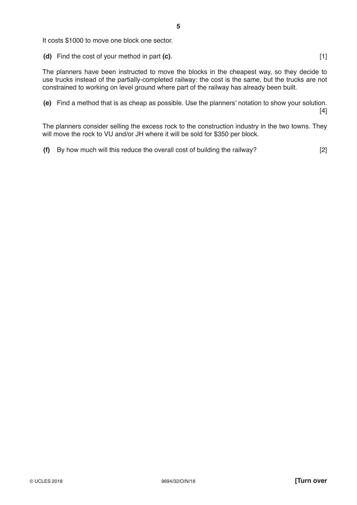 Cambridge A Level Thinking Skills 9694 2018 Oct/Nov Paper 3 · Variant 2 question paper, page 5 of 8