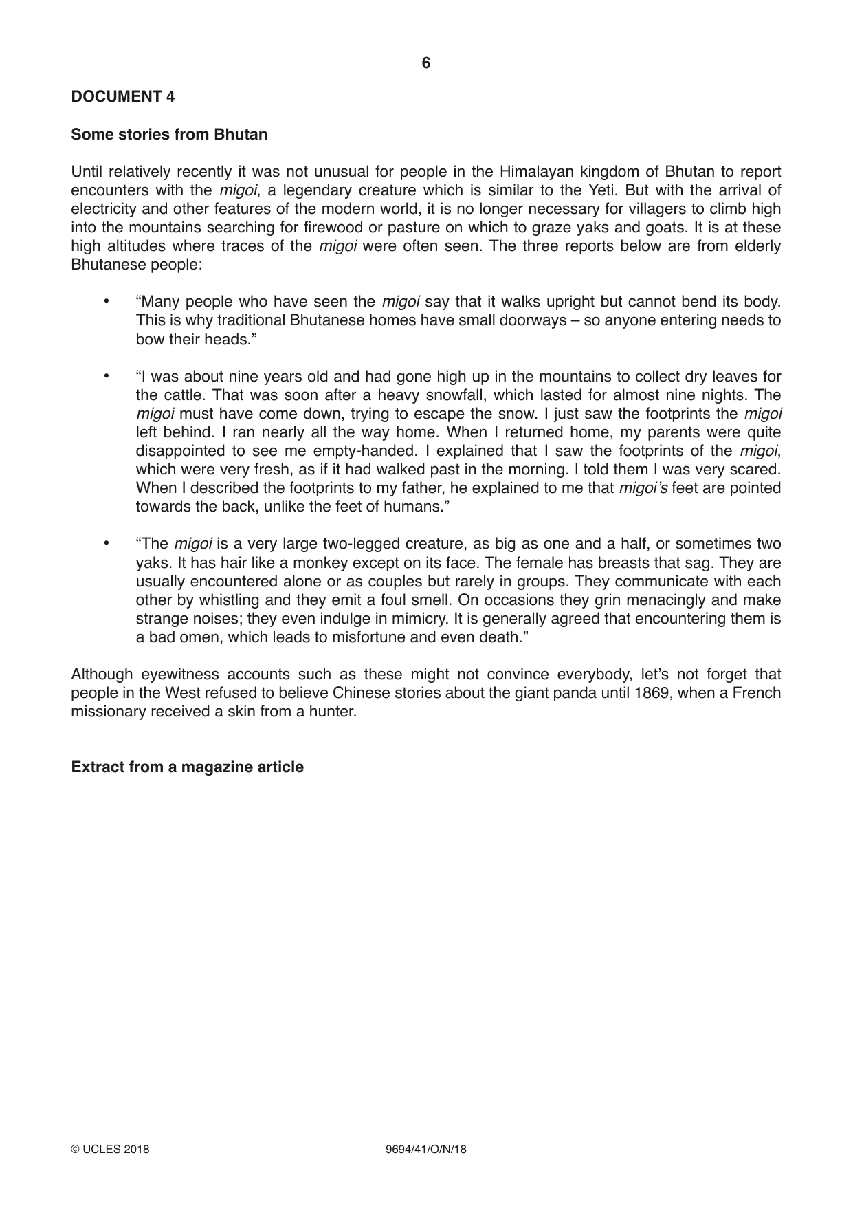 Cambridge A Level Thinking Skills 9694 2018 Oct/Nov Paper 4 · Variant 1 question paper, page 6 of 8