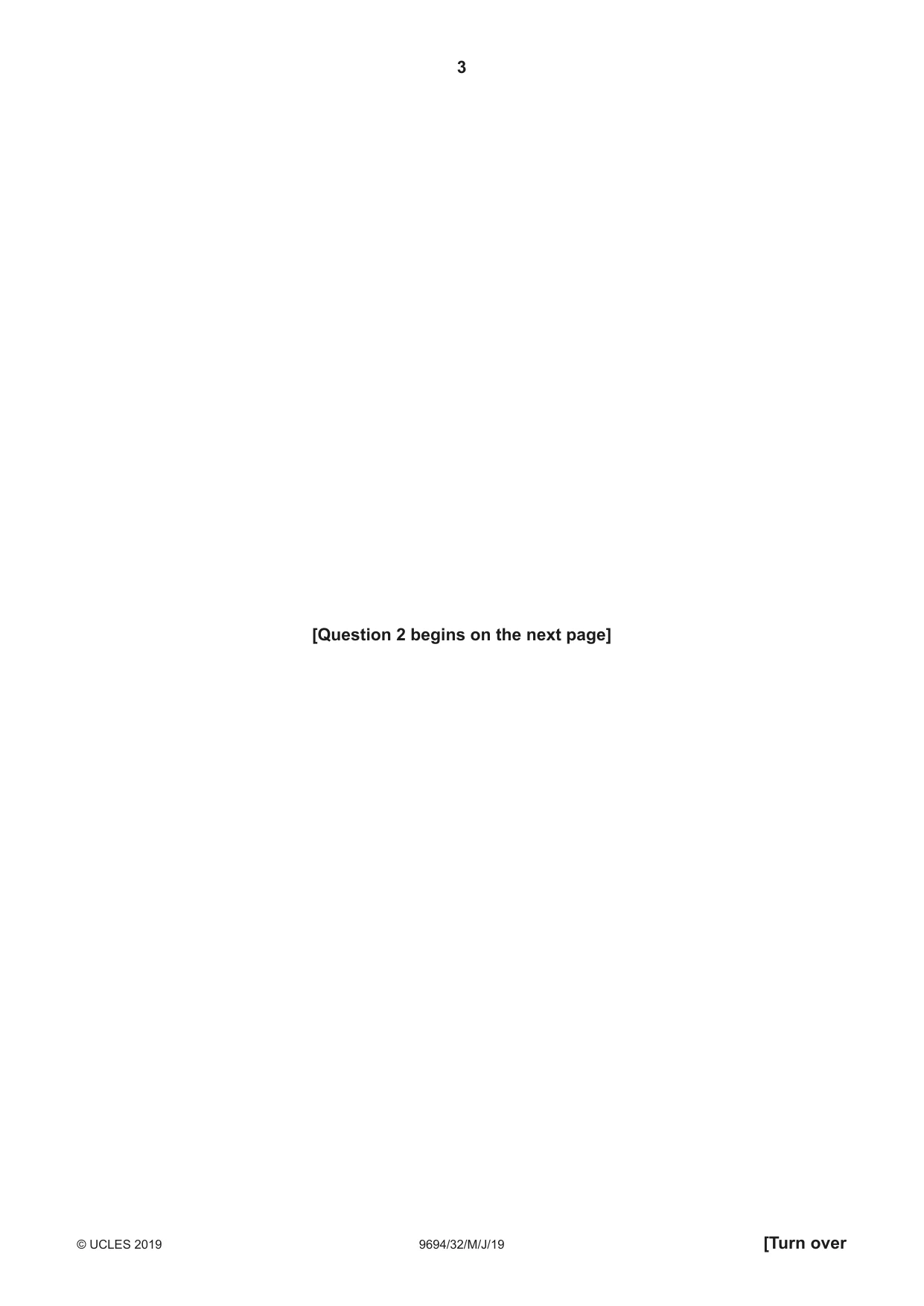 Cambridge A Level Thinking Skills 9694 2019 May/June Paper 3 · Variant 2 question paper, page 3 of 12