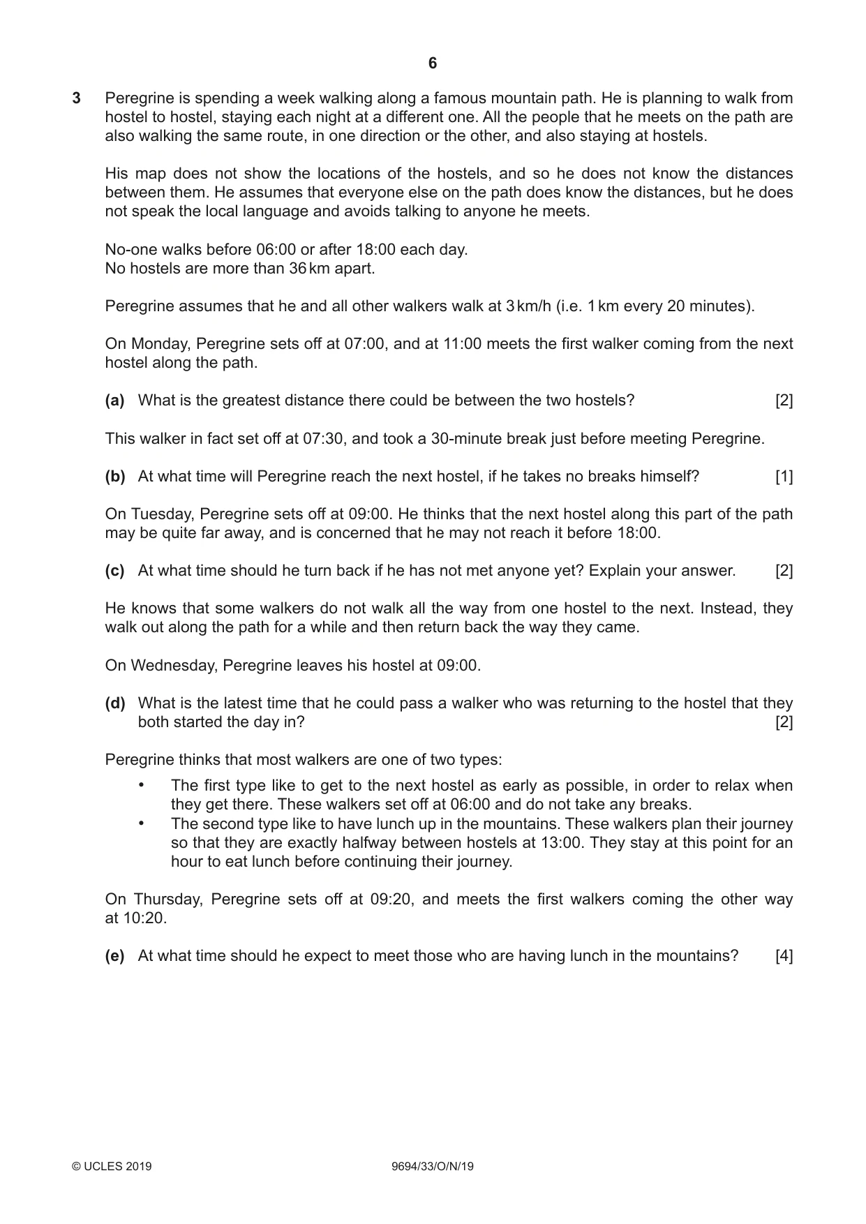 Cambridge A Level Thinking Skills 9694 2019 Oct/Nov Paper 3 · Variant 3 question paper, page 6 of 12