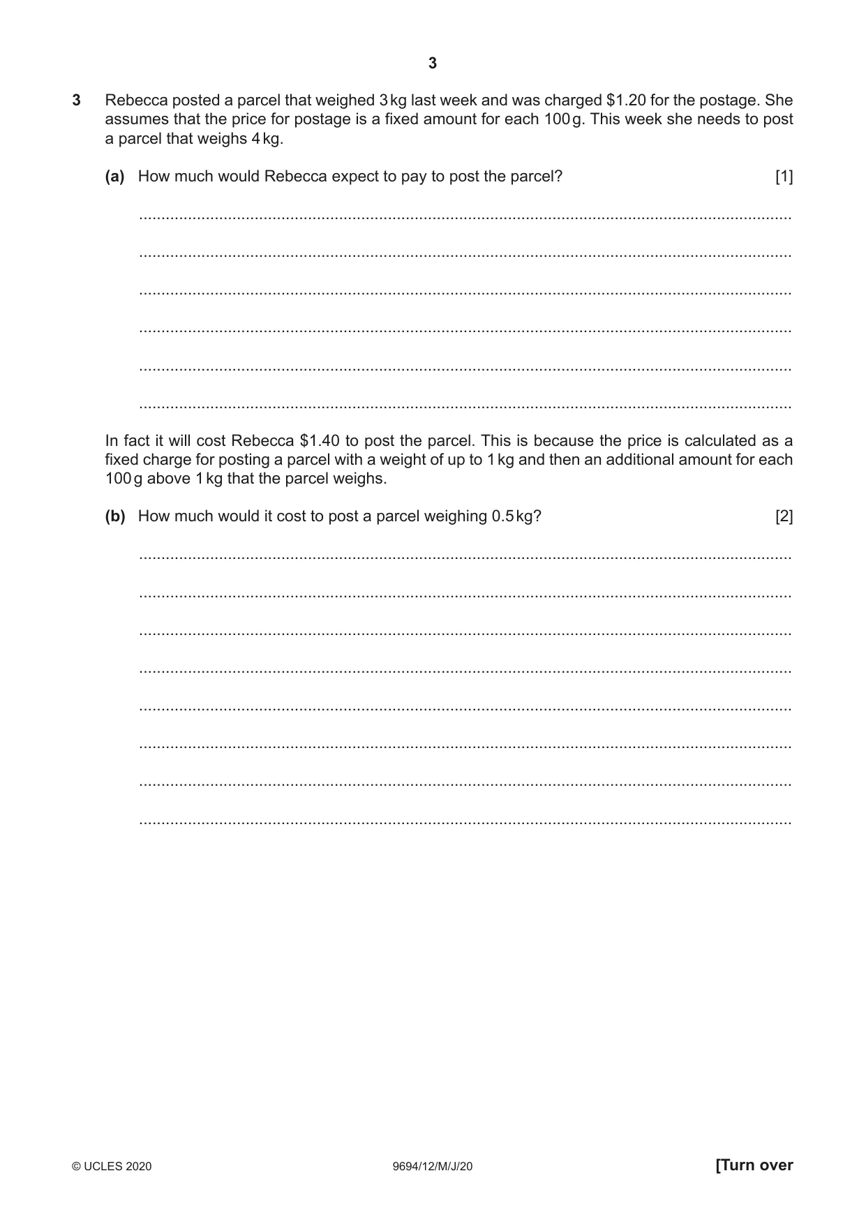Cambridge A Level Thinking Skills 9694 2020 May/June Paper 1 · Variant 2 question paper, page 3 of 16