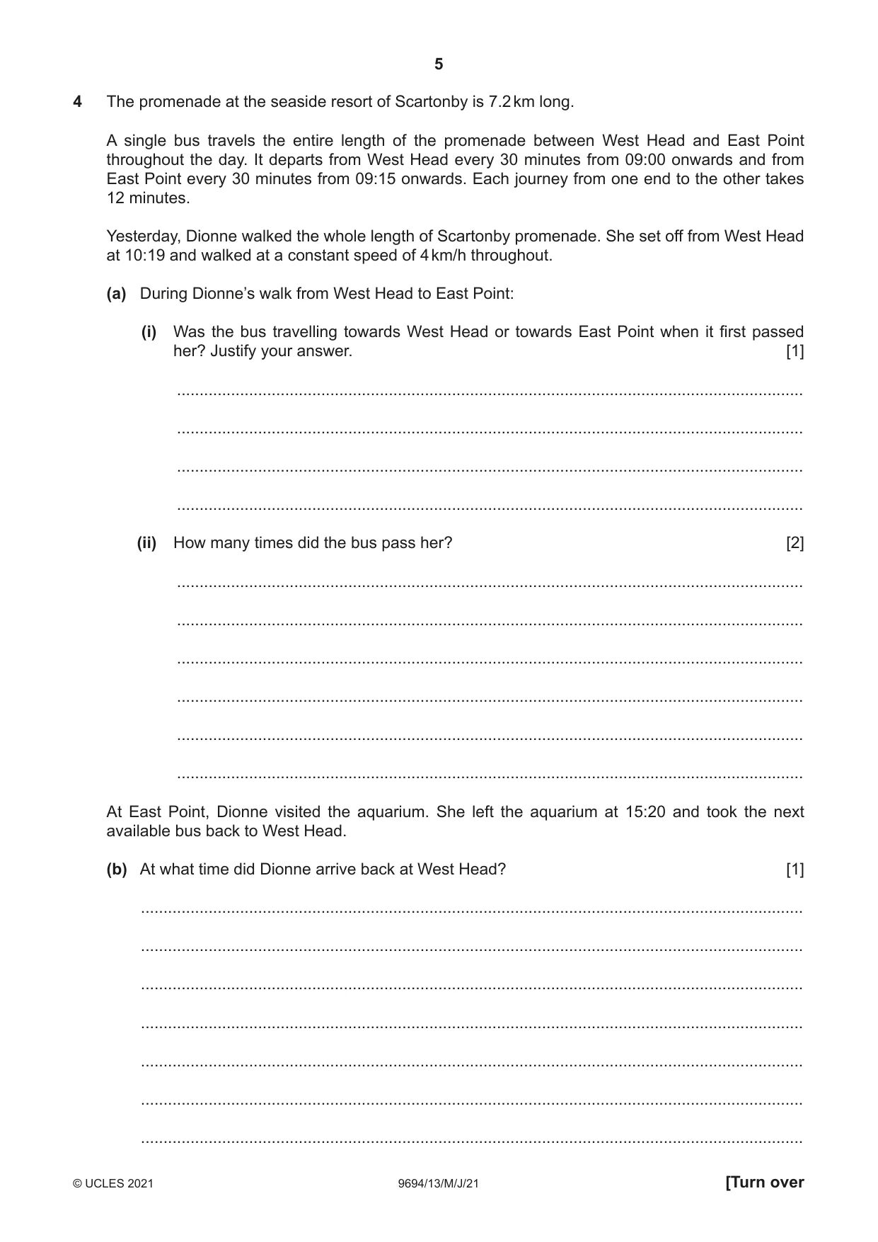 Cambridge A Level Thinking Skills 9694 2021 May/June Paper 1 · Variant 3 question paper, page 5 of 20
