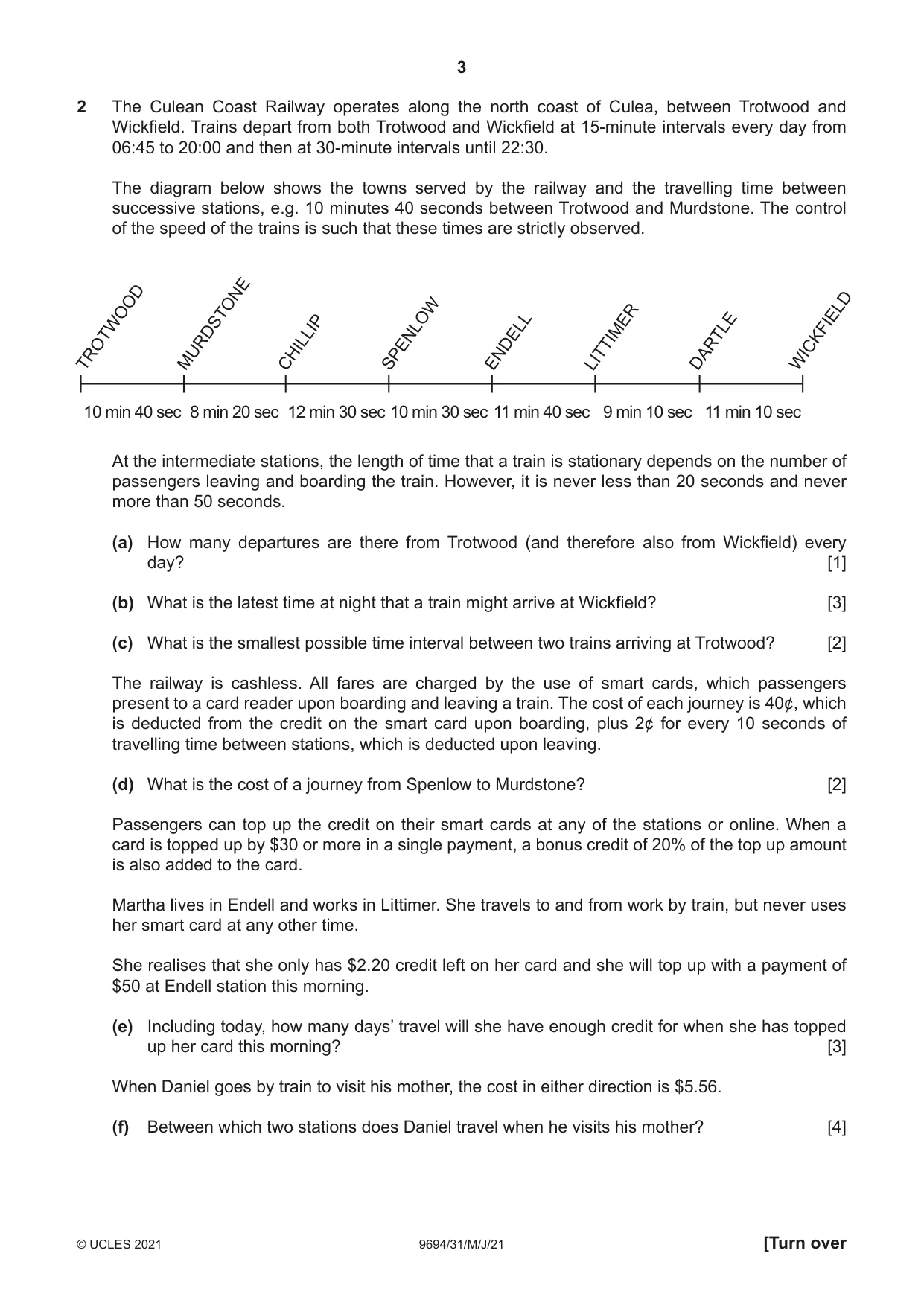 Cambridge A Level Thinking Skills 9694 2021 May/June Paper 3 · Variant 1 question paper, page 3 of 8