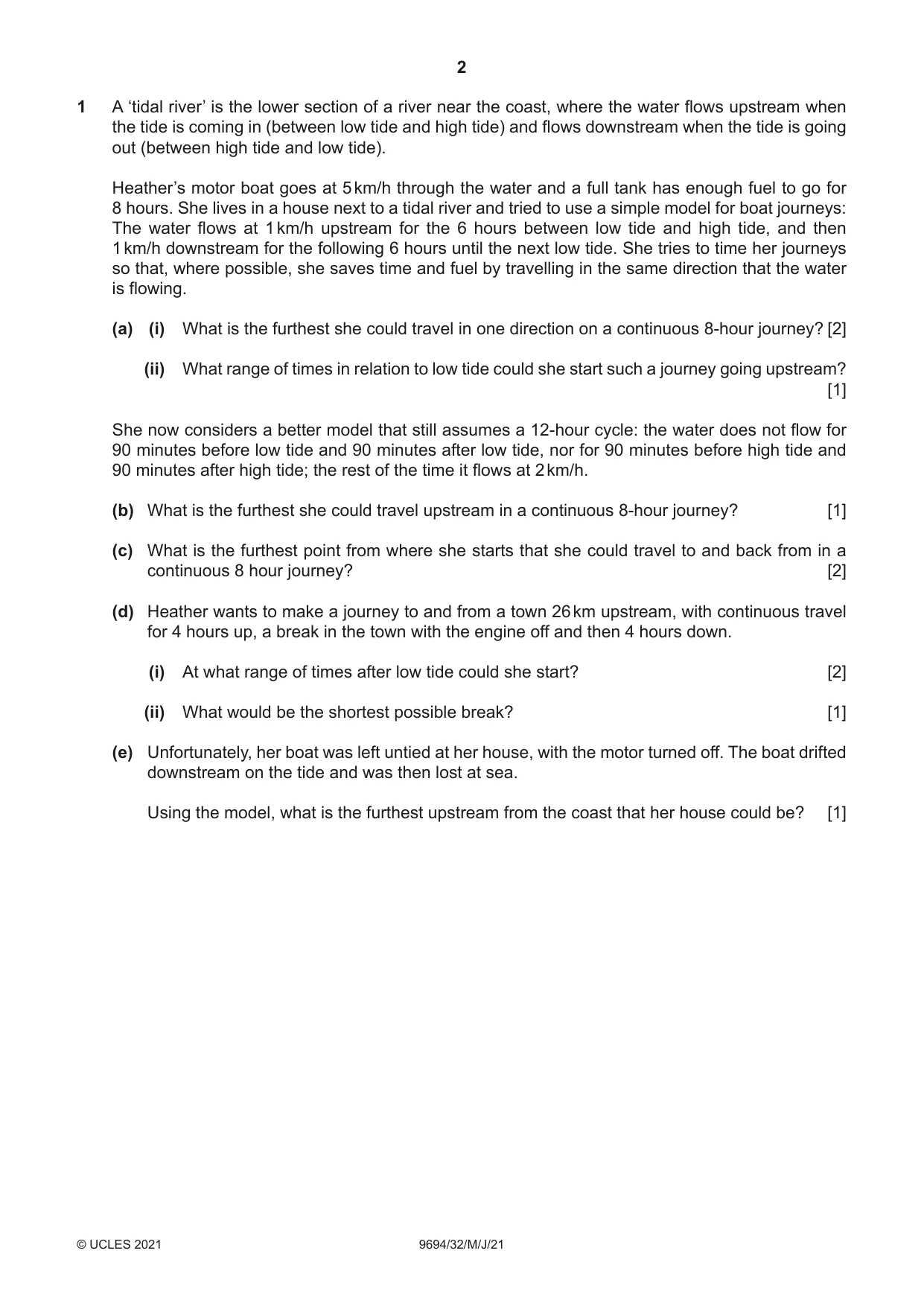 Cambridge A Level Thinking Skills 9694 2021 May/June Paper 3 · Variant 2 question paper, page 2 of 8