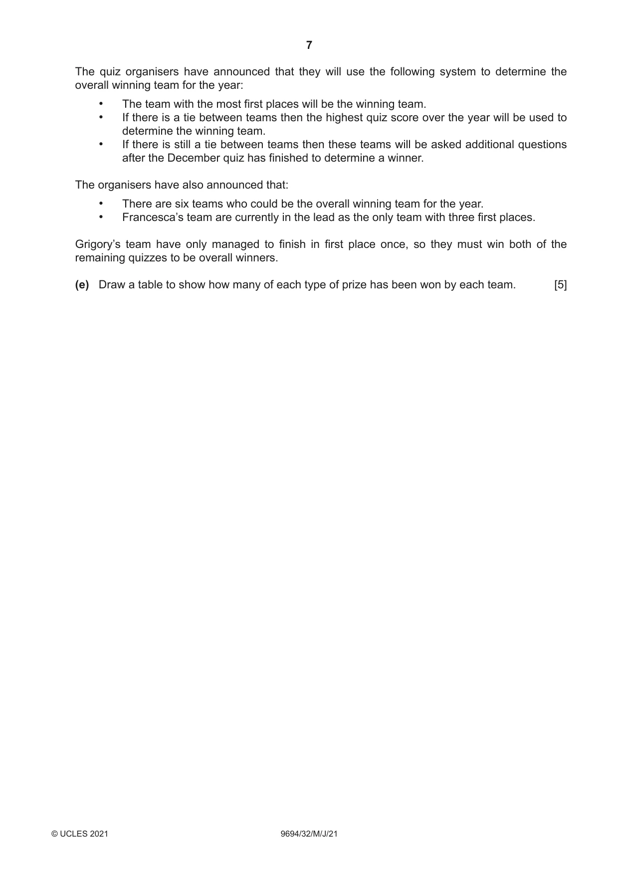 Cambridge A Level Thinking Skills 9694 2021 May/June Paper 3 · Variant 2 question paper, page 7 of 8