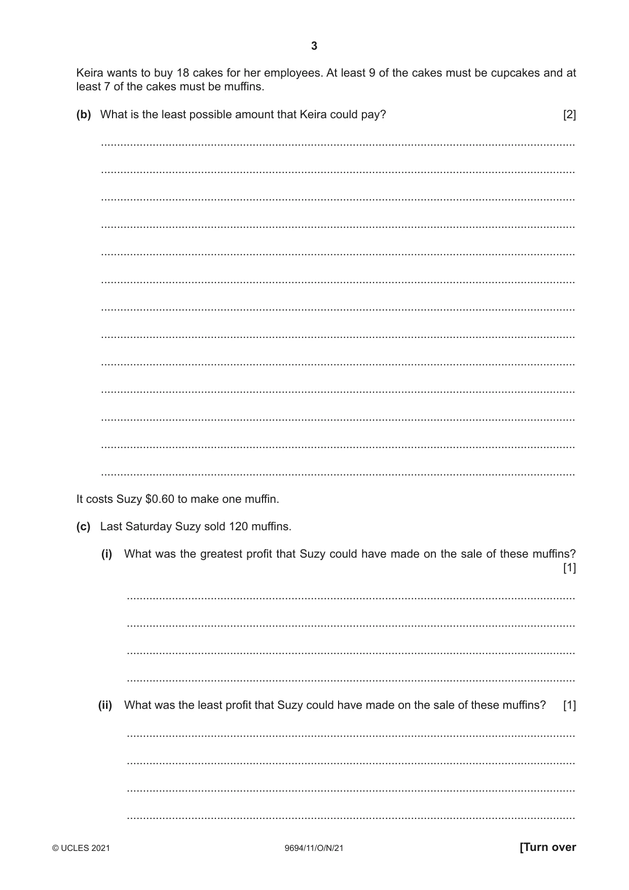 Cambridge A Level Thinking Skills 9694 2021 Oct/Nov Paper 1 · Variant 1 question paper, page 3 of 16