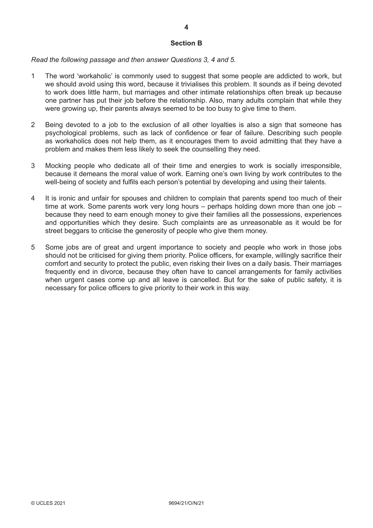Cambridge A Level Thinking Skills 9694 2021 Oct/Nov Paper 2 · Variant 1 question paper, page 4 of 8
