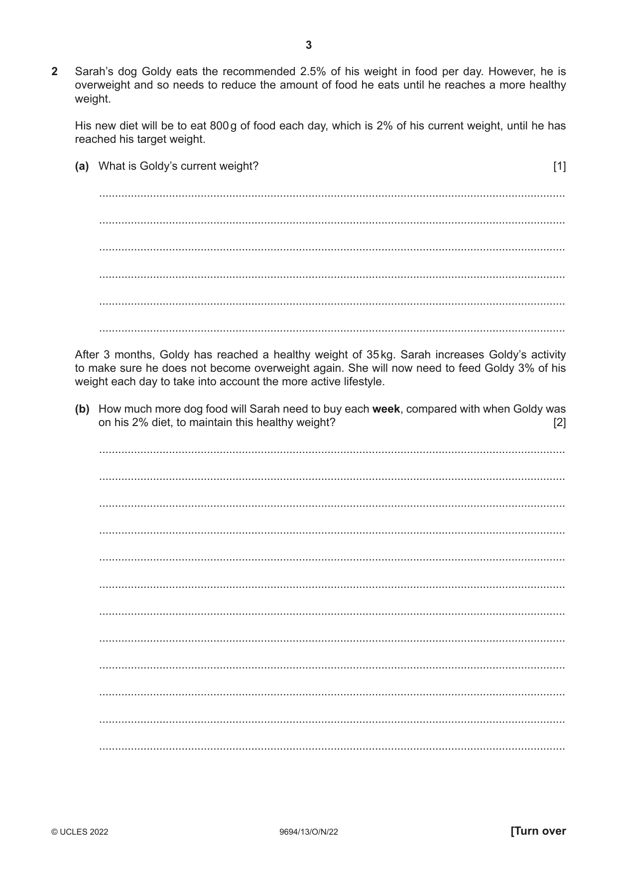 Cambridge A Level Thinking Skills 9694 2022 Oct/Nov Paper 1 · Variant 3 question paper, page 3 of 20