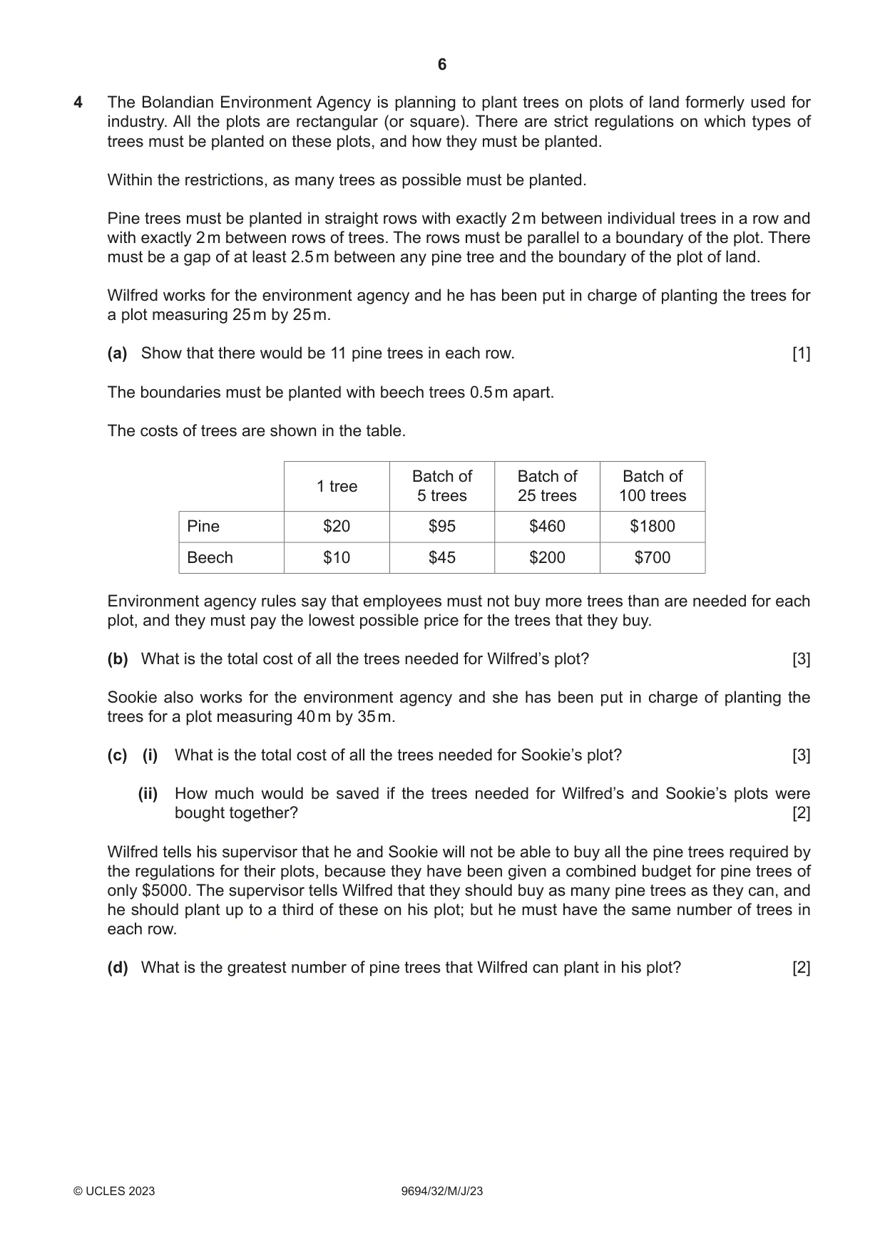 Cambridge A Level Thinking Skills 9694 2023 May/June Paper 3 · Variant 2 question paper, page 6 of 8