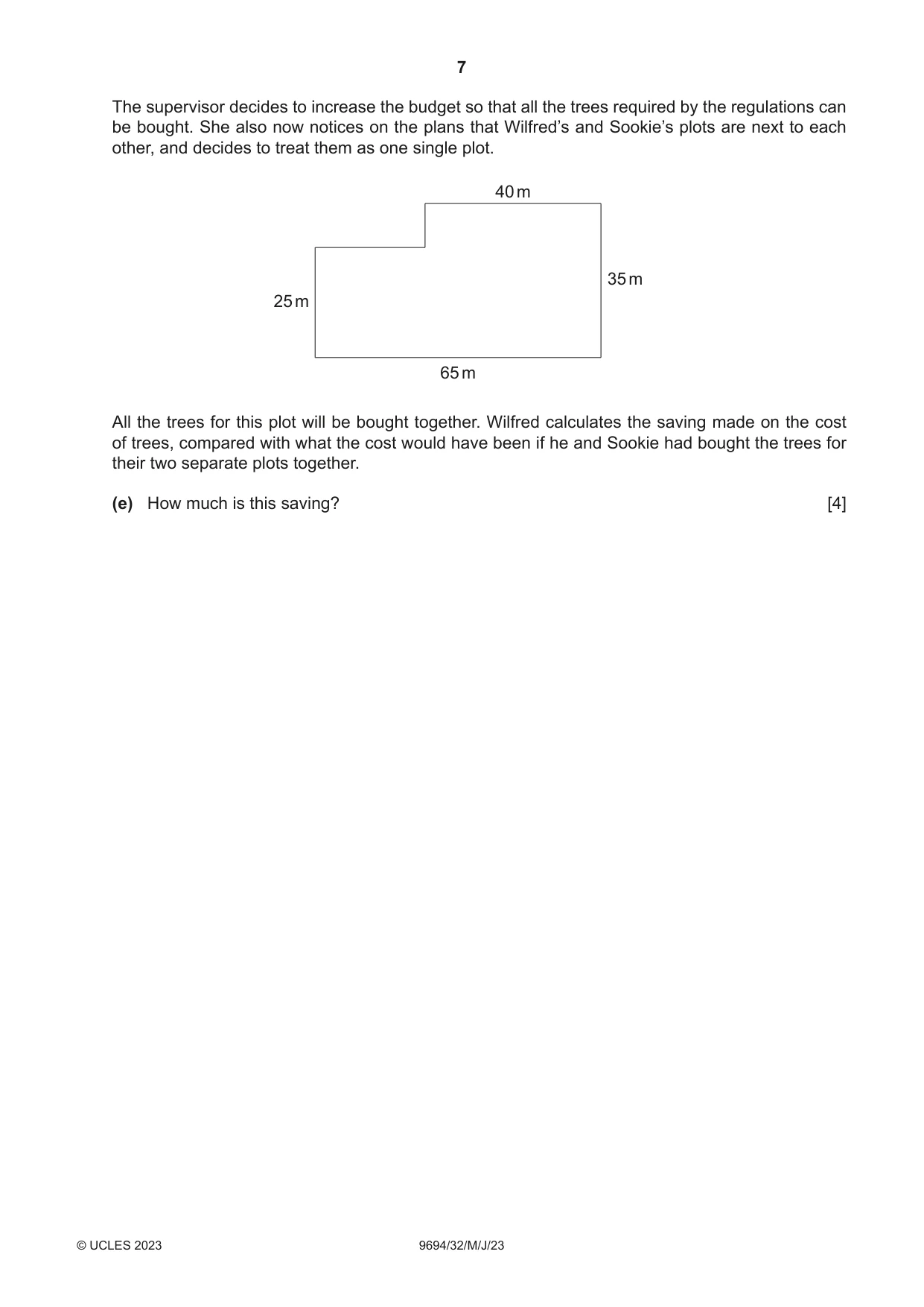Cambridge A Level Thinking Skills 9694 2023 May/June Paper 3 · Variant 2 question paper, page 7 of 8
