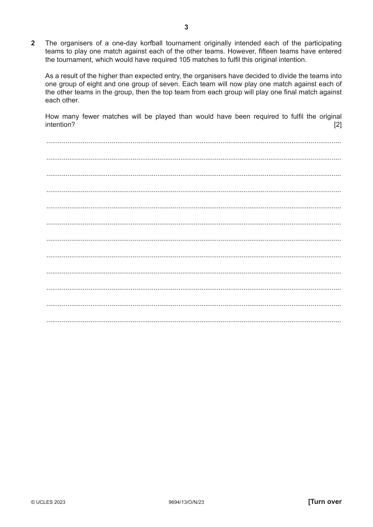 Cambridge A Level Thinking Skills 9694 2023 Oct/Nov Paper 1 · Variant 3 question paper, page 3 of 16