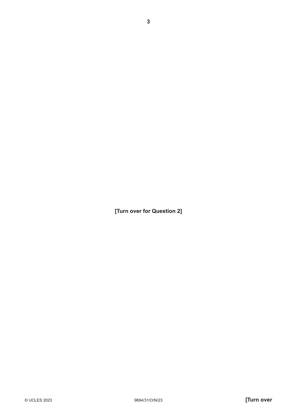 Cambridge A Level Thinking Skills 9694 2023 Oct/Nov Paper 3 · Variant 1 question paper, page 3 of 8