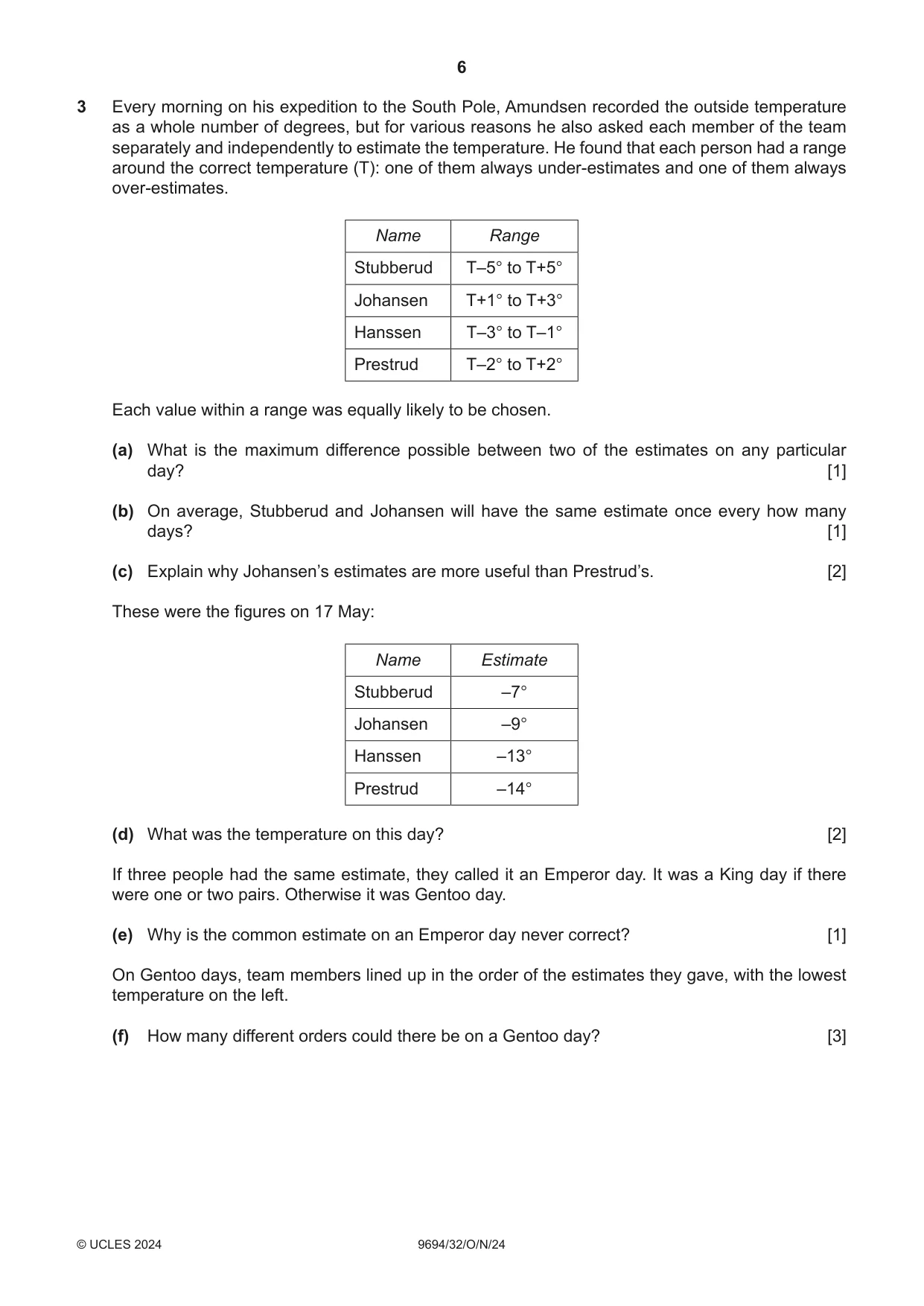 Cambridge A Level Thinking Skills 9694 2024 Oct/Nov Paper 3 · Variant 2 question paper, page 6 of 12