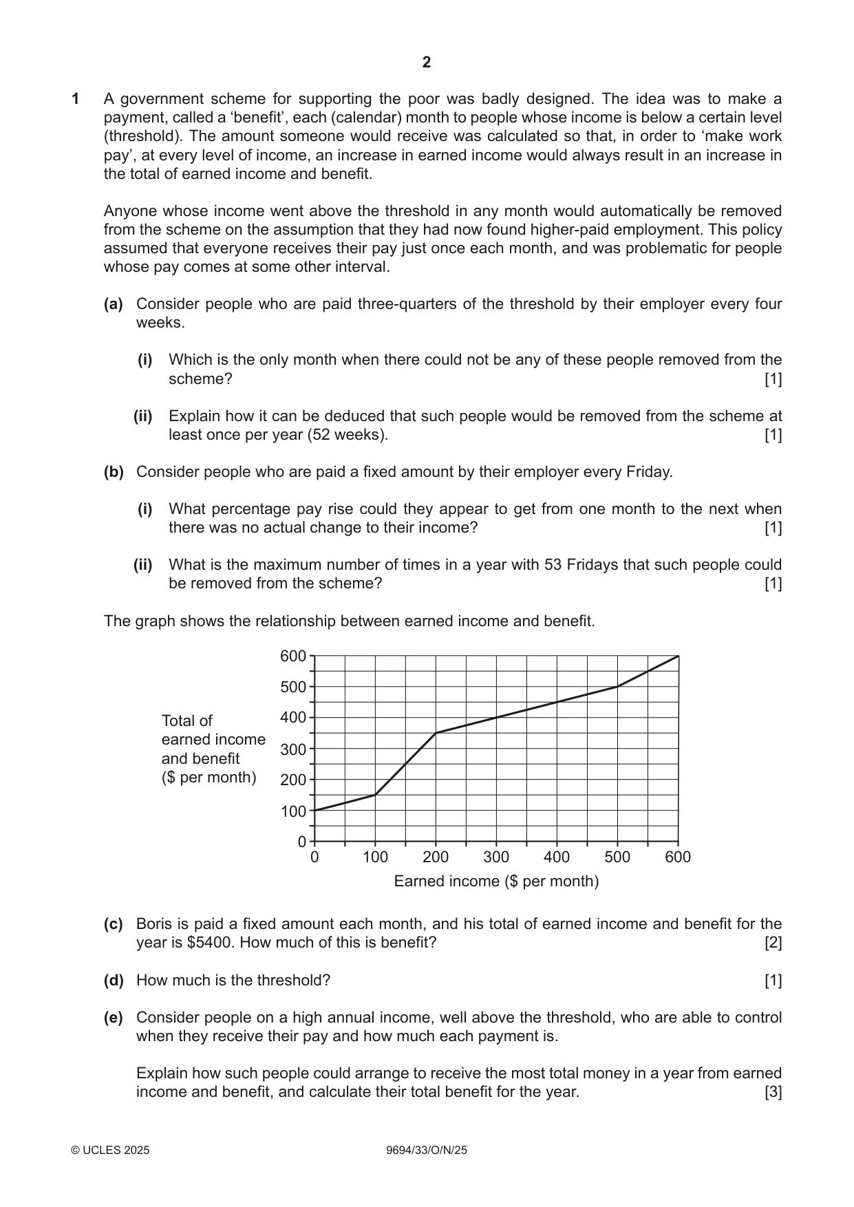 Cambridge A Level Thinking Skills 9694 2025 Oct/Nov Paper 3 · Variant 3 question paper, page 2 of 12