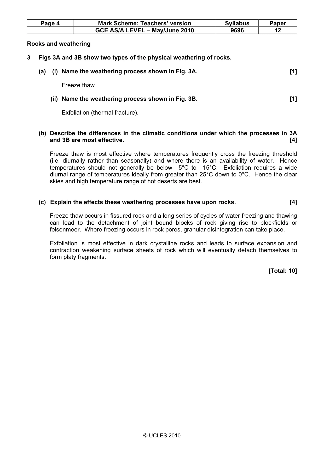 Mark scheme, page 4 of 13