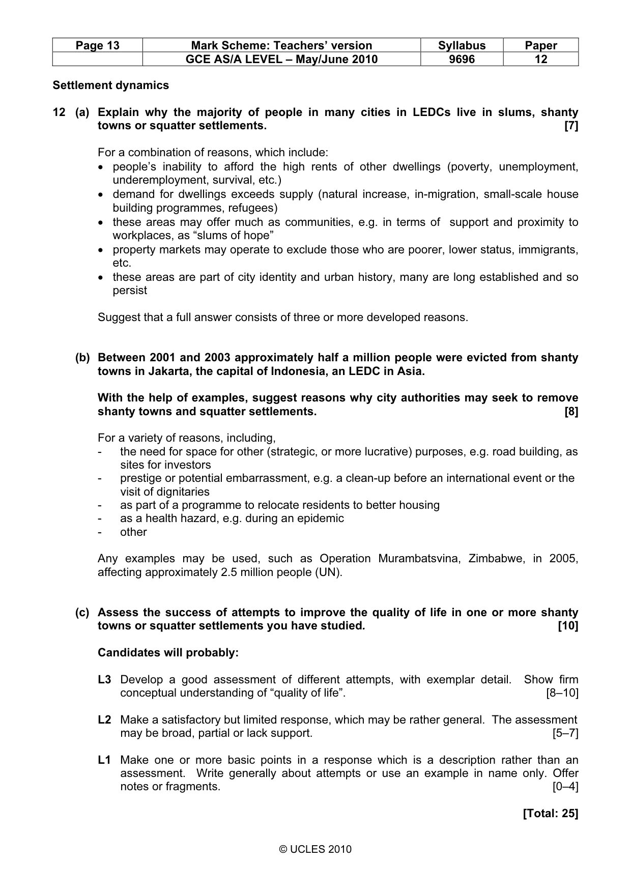 Mark scheme, page 13 of 13