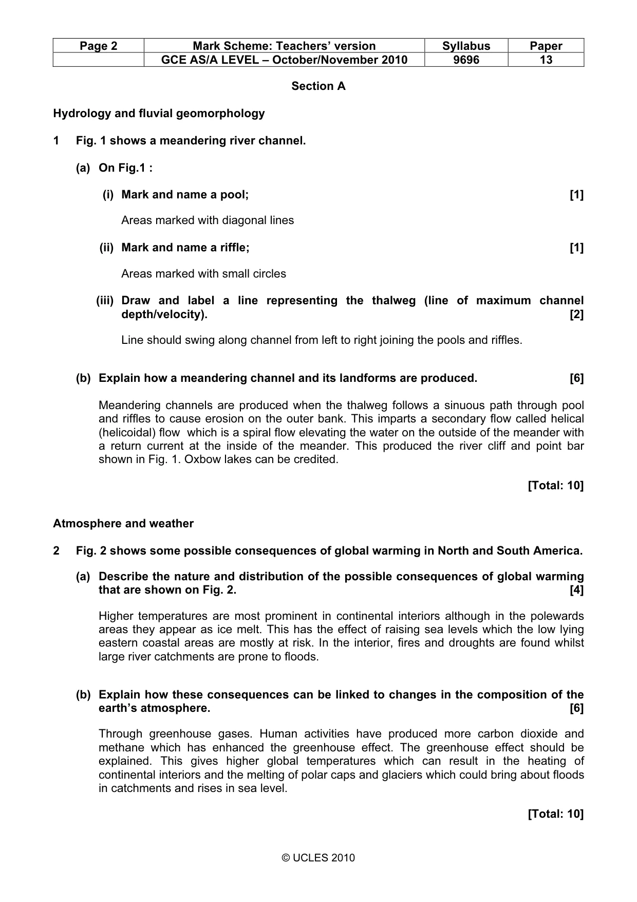 Mark scheme, page 2 of 12