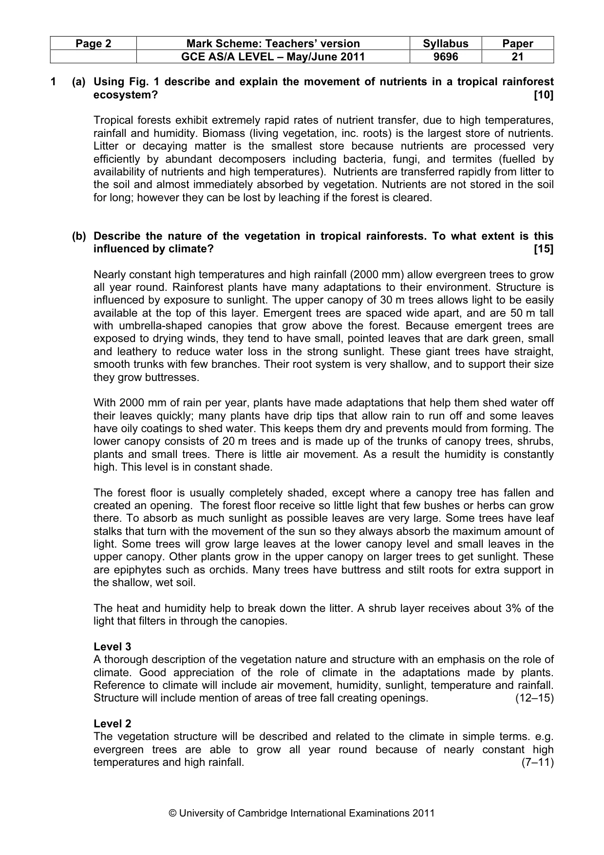 Mark scheme, page 2 of 10