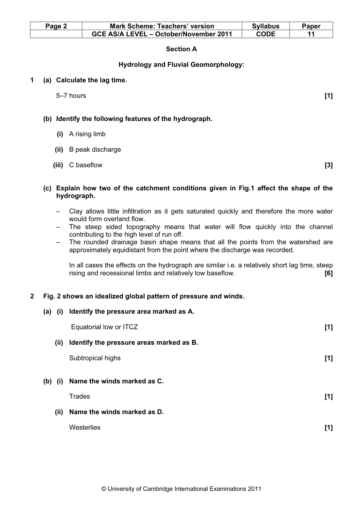 Mark scheme, page 2 of 14