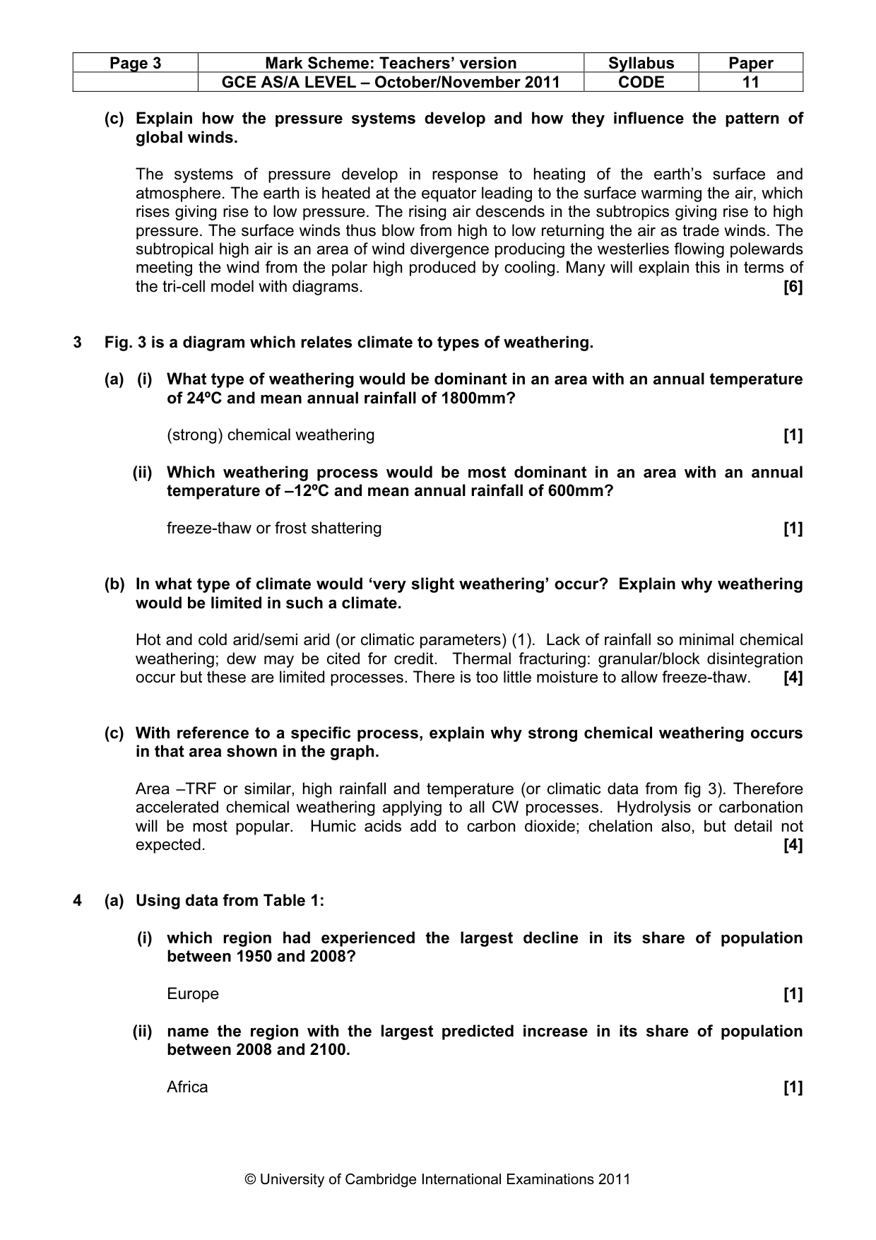 Mark scheme, page 3 of 14