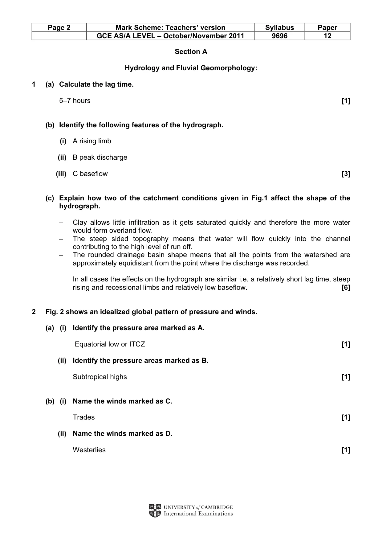Mark scheme, page 2 of 14