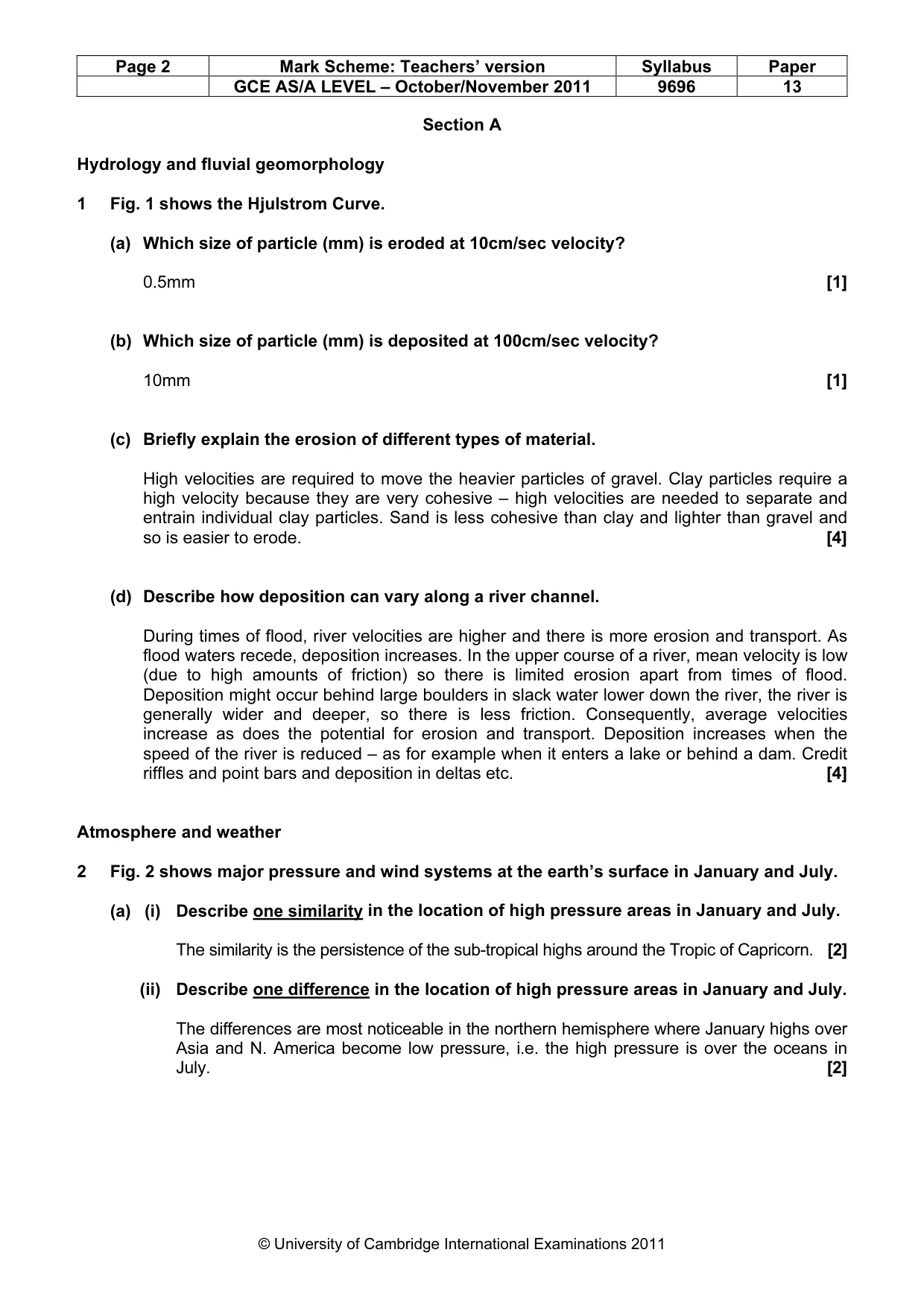 Mark scheme, page 2 of 12
