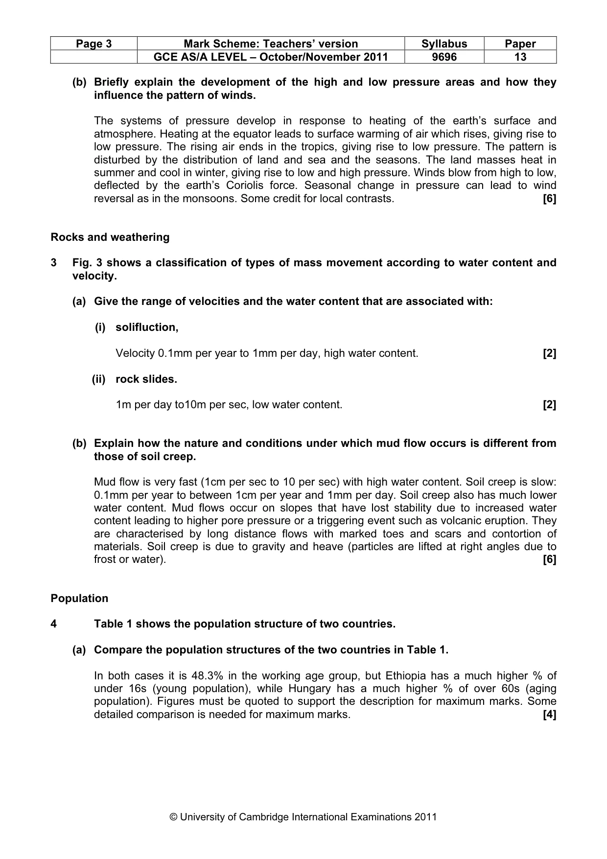 Mark scheme, page 3 of 12
