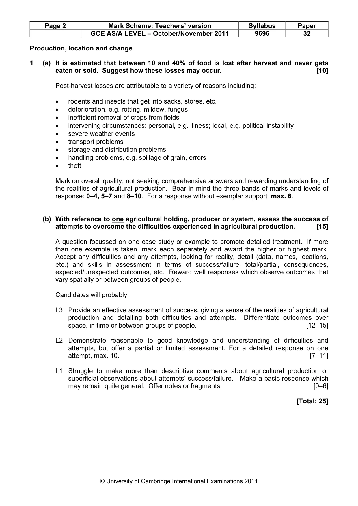 Mark scheme, page 2 of 10