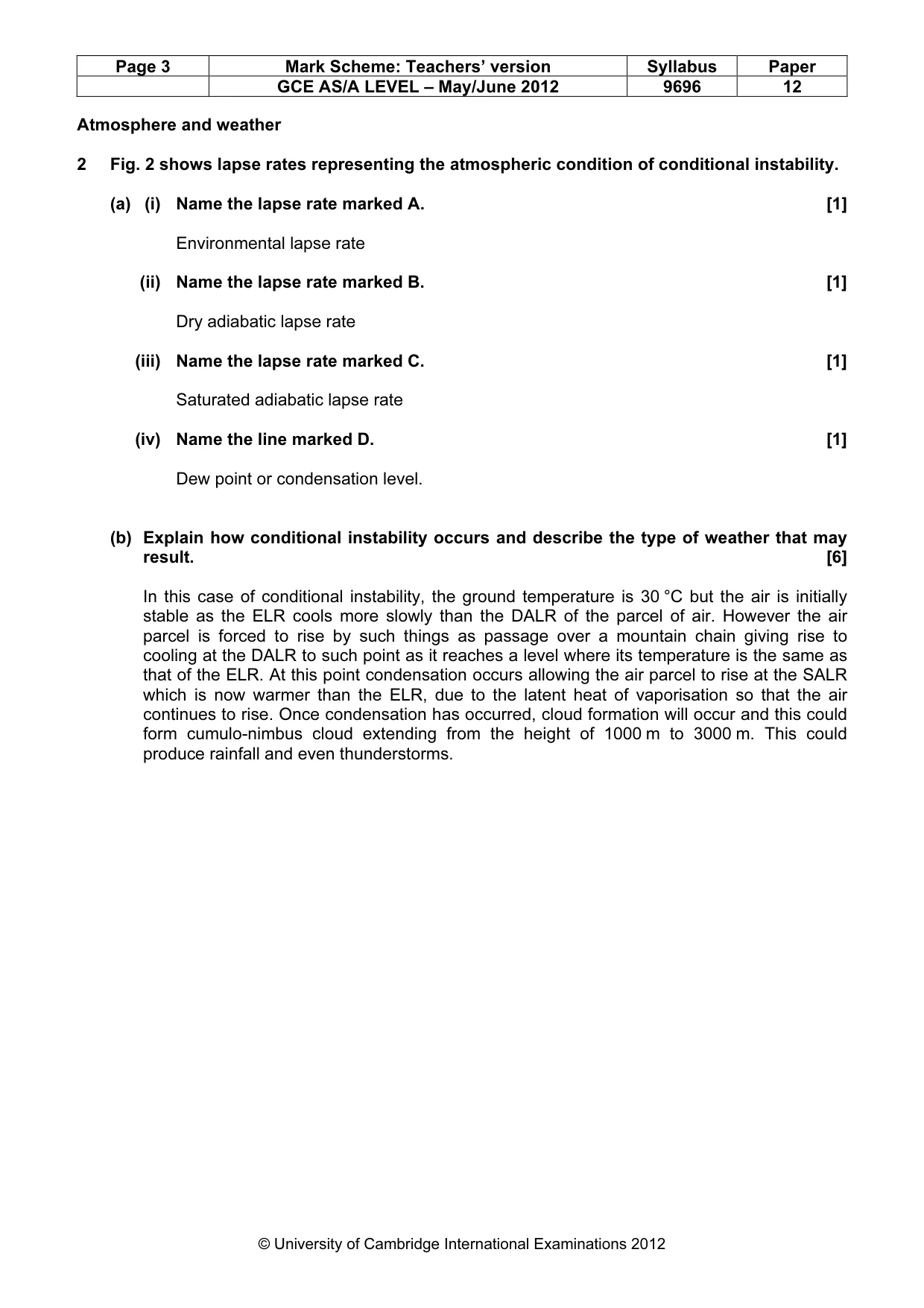 Mark scheme, page 3 of 18