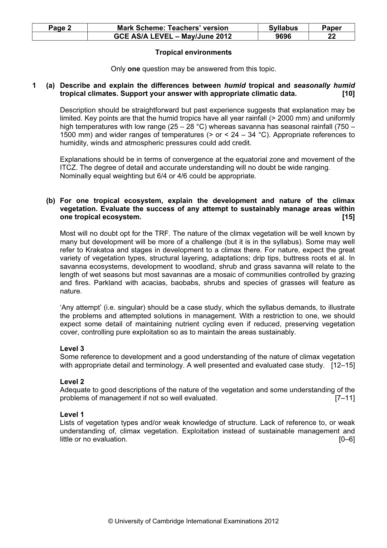 Mark scheme, page 2 of 9