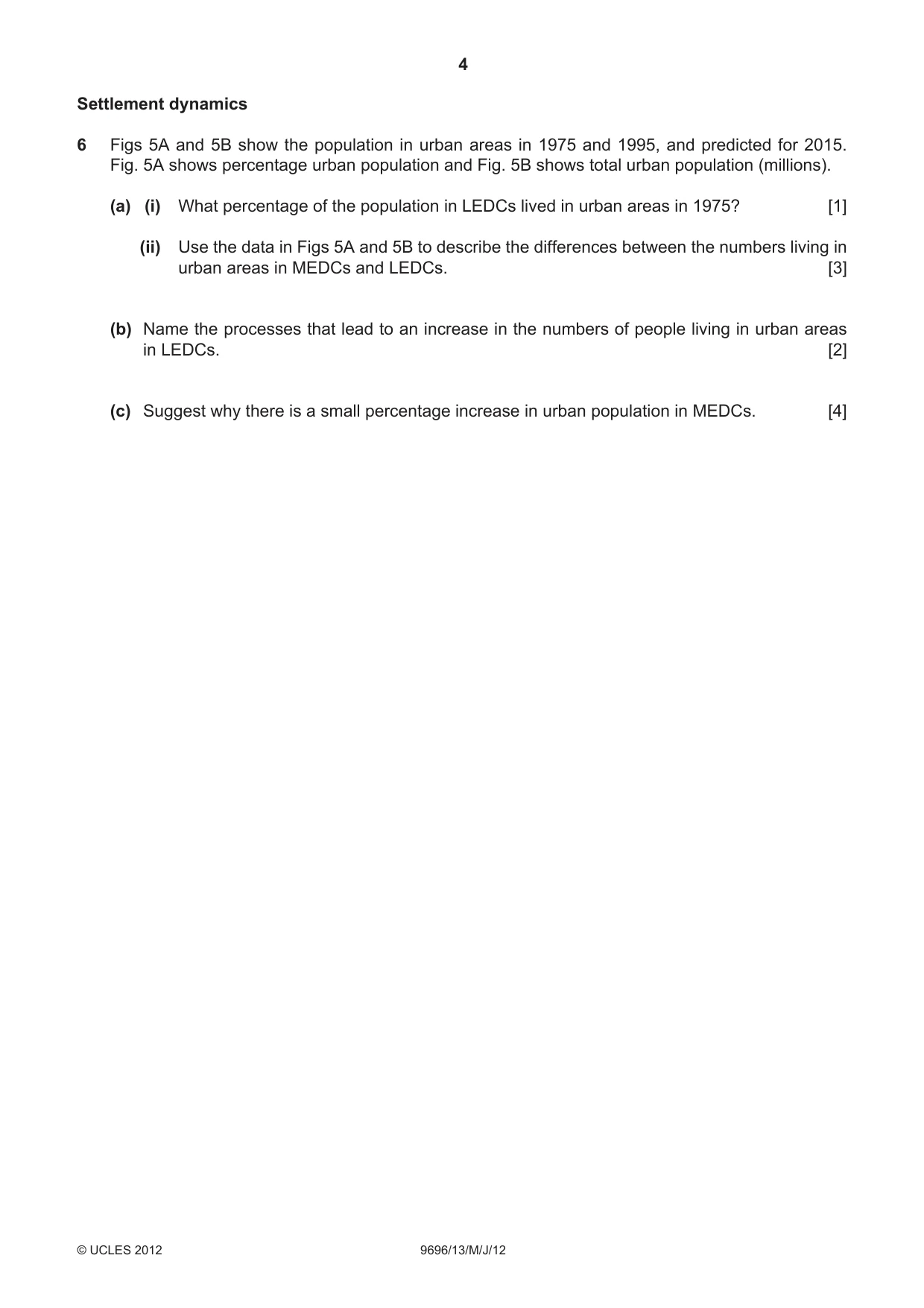 Cambridge A Level Geography 9696 2012 May/June Paper 1 · Variant 3 question paper, page 4 of 8