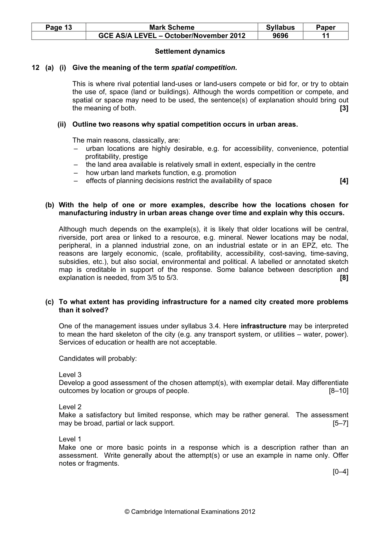 Mark scheme, page 13 of 13