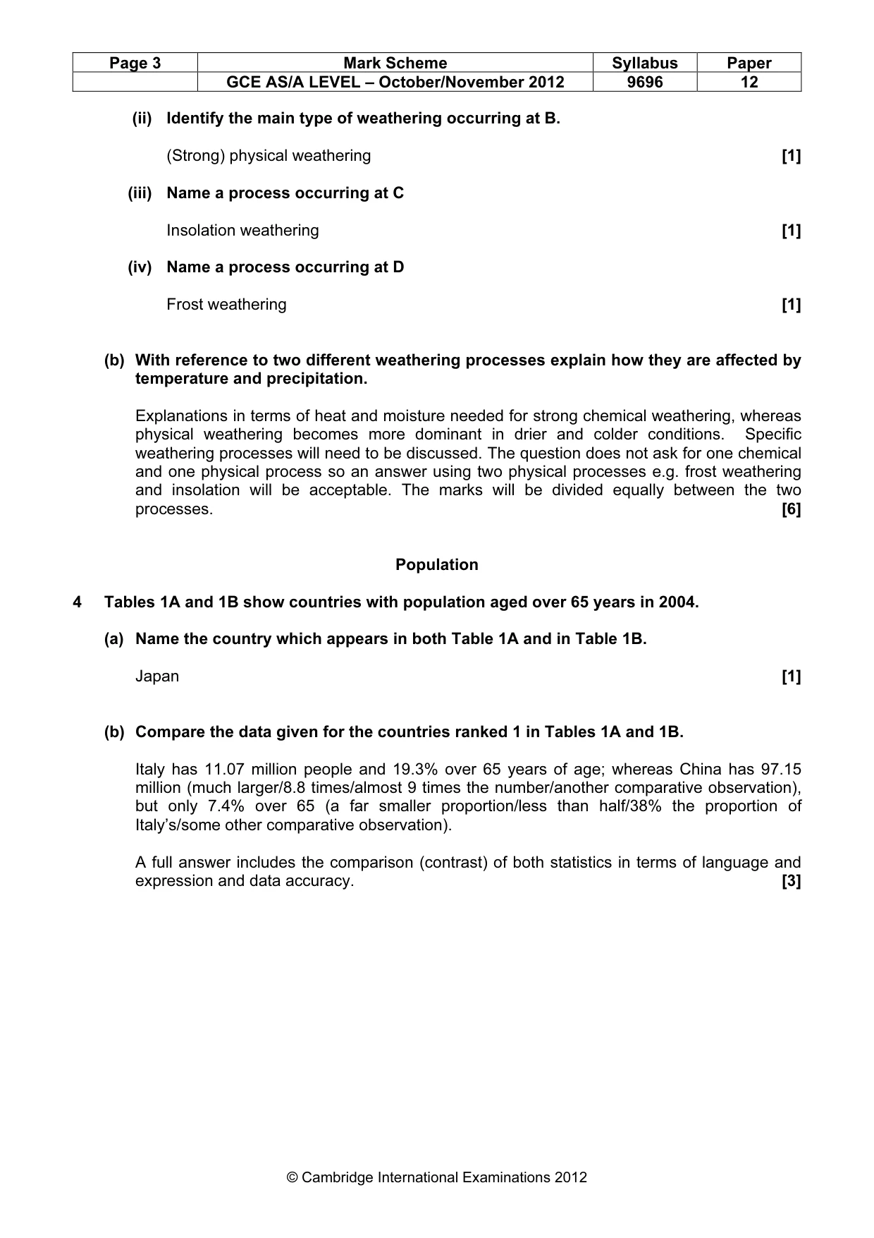 Mark scheme, page 3 of 13