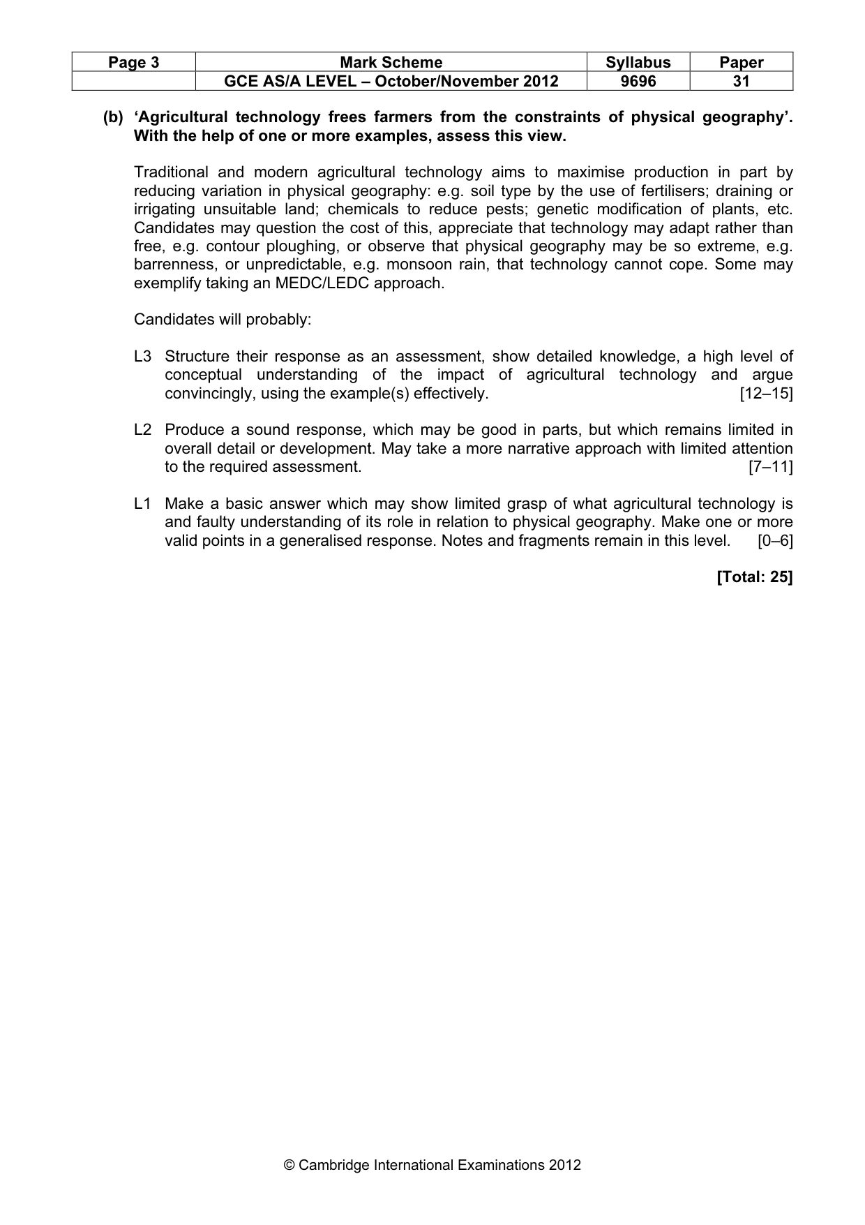 Mark scheme, page 3 of 10