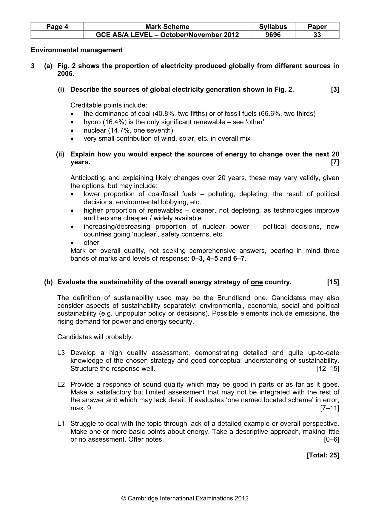 Mark scheme, page 4 of 10
