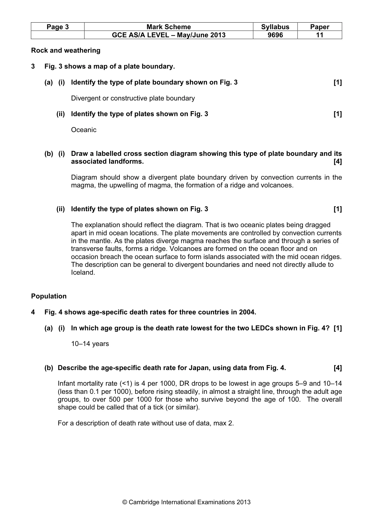 Mark scheme, page 3 of 13