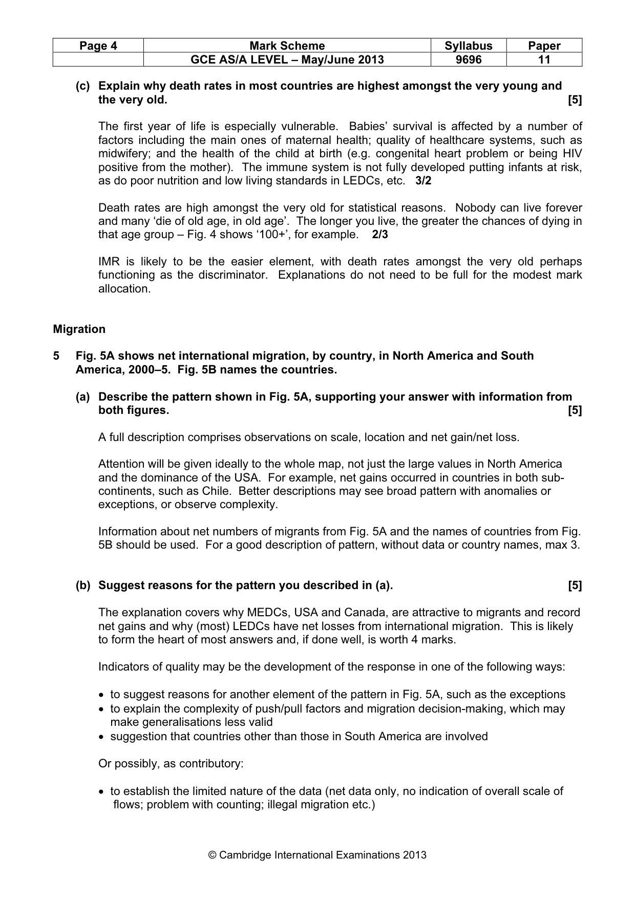 Mark scheme, page 4 of 13