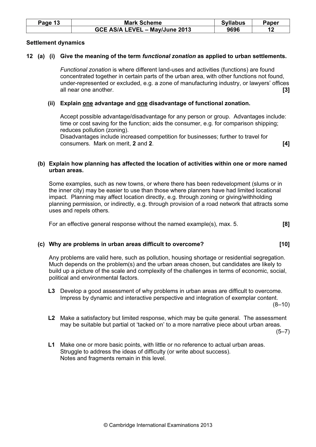 Mark scheme, page 13 of 13
