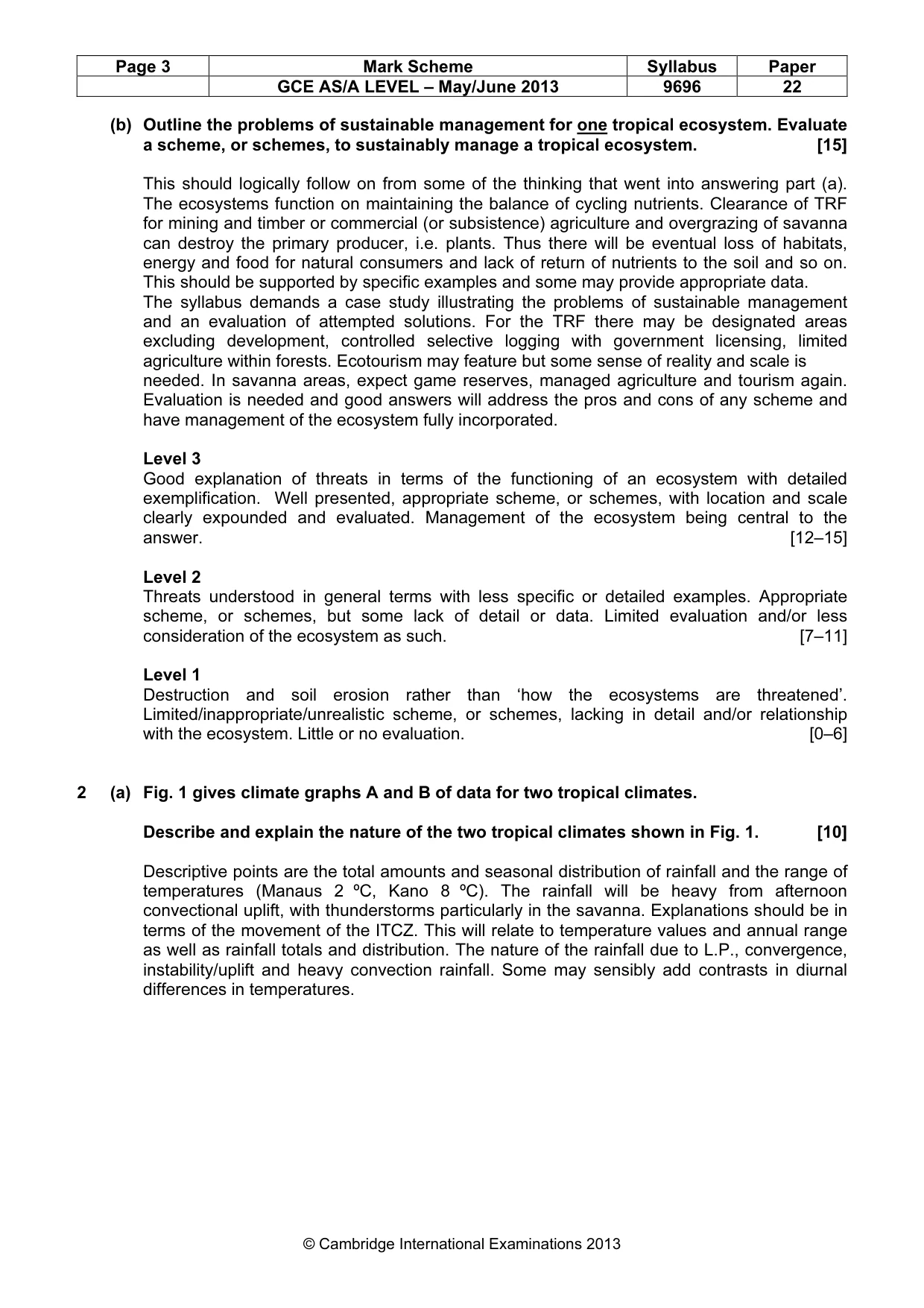 Mark scheme, page 3 of 11