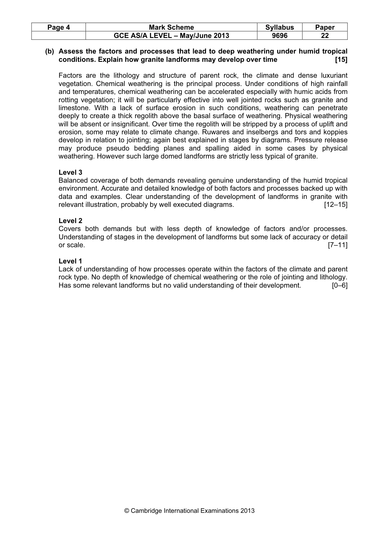 Mark scheme, page 4 of 11