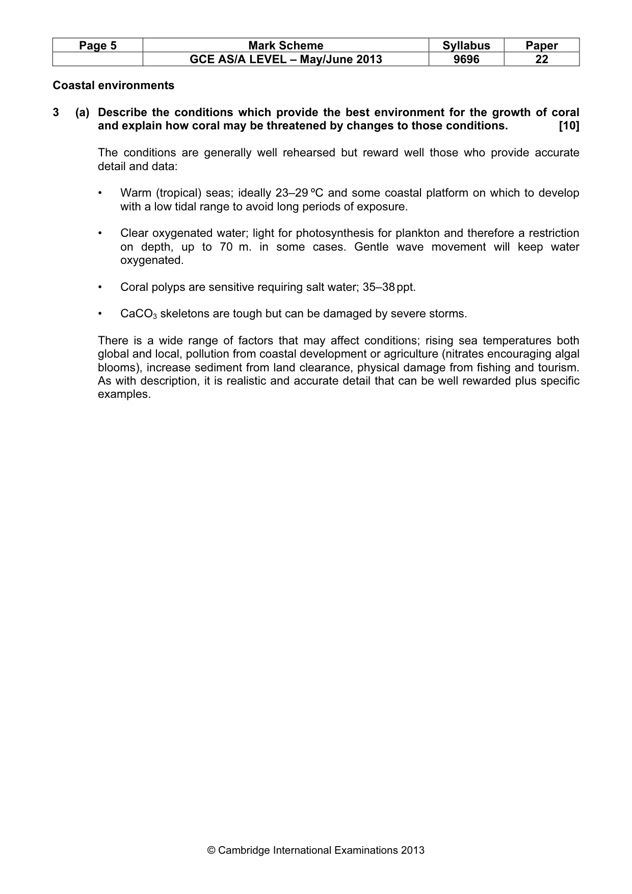 Mark scheme, page 5 of 11