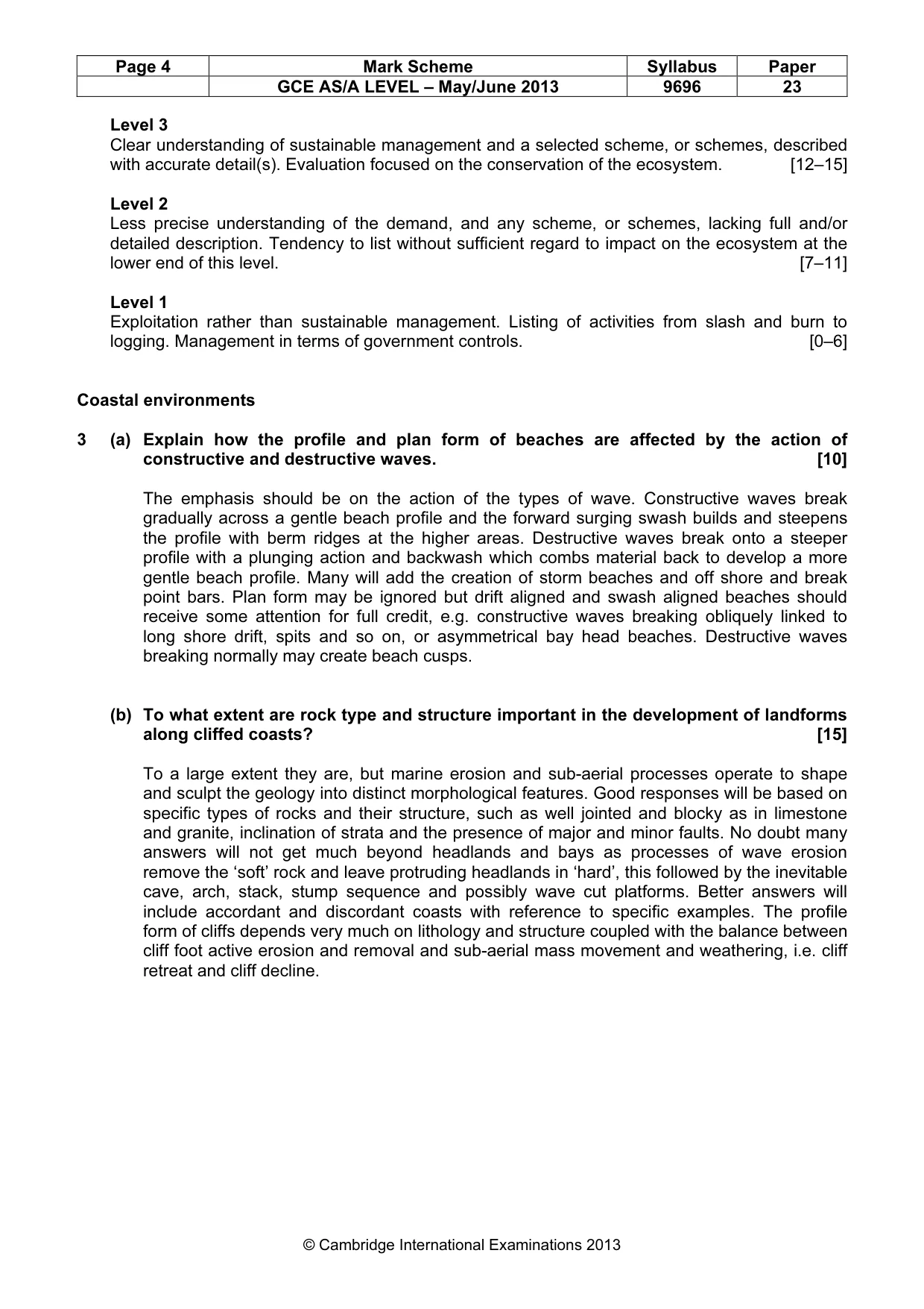 Mark scheme, page 4 of 12