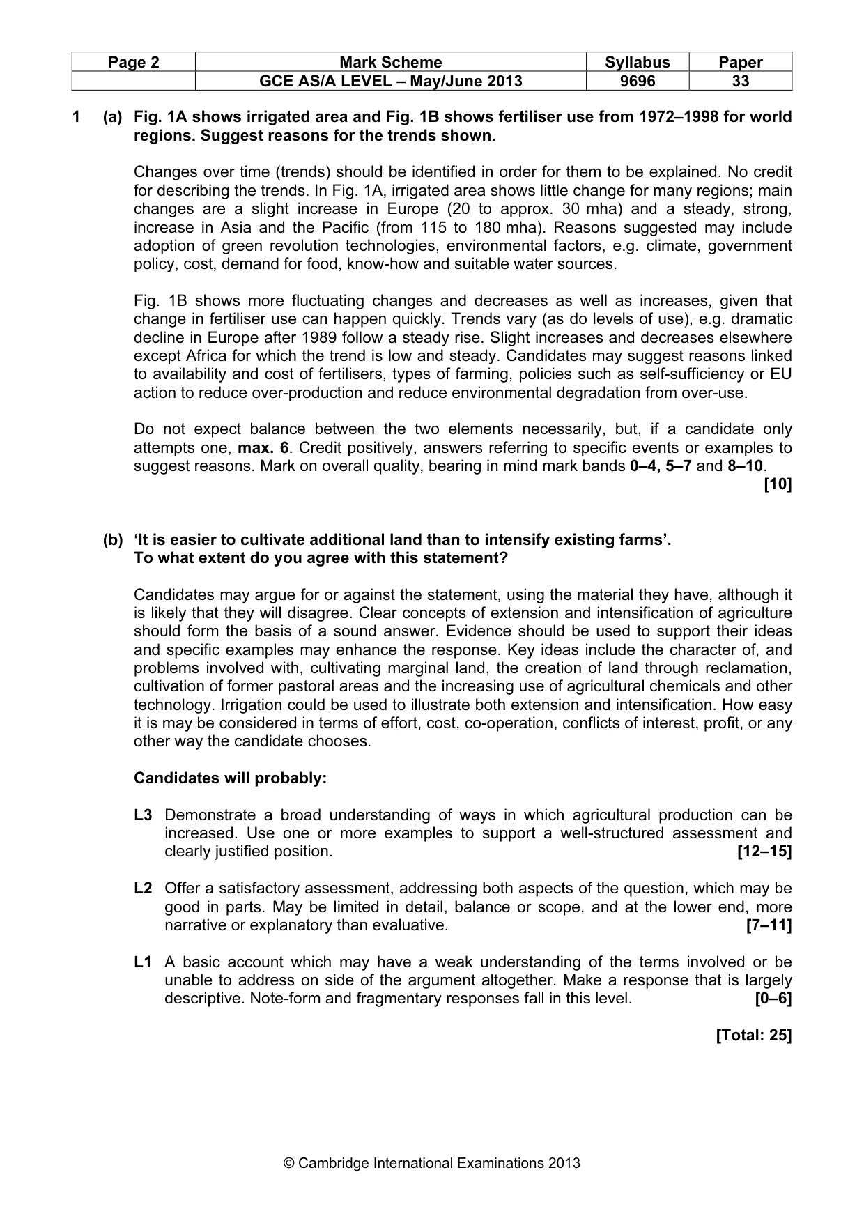 Mark scheme, page 2 of 10