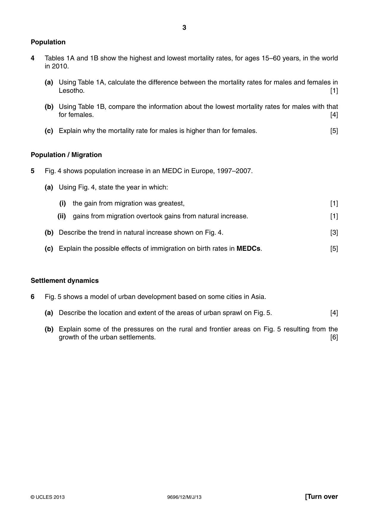 Cambridge A Level Geography 9696 2013 May/June Paper 1 · Variant 2 question paper, page 3 of 8