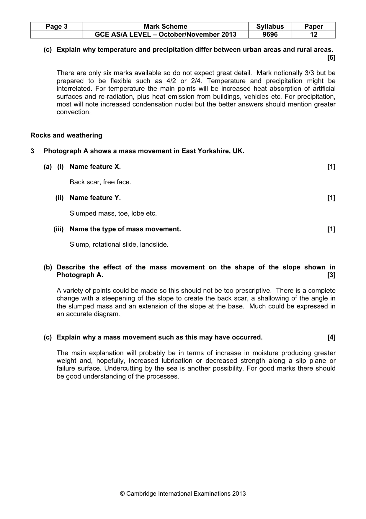 Mark scheme, page 3 of 12
