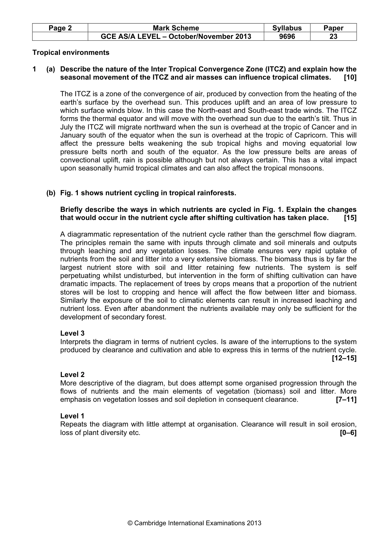 Mark scheme, page 2 of 9