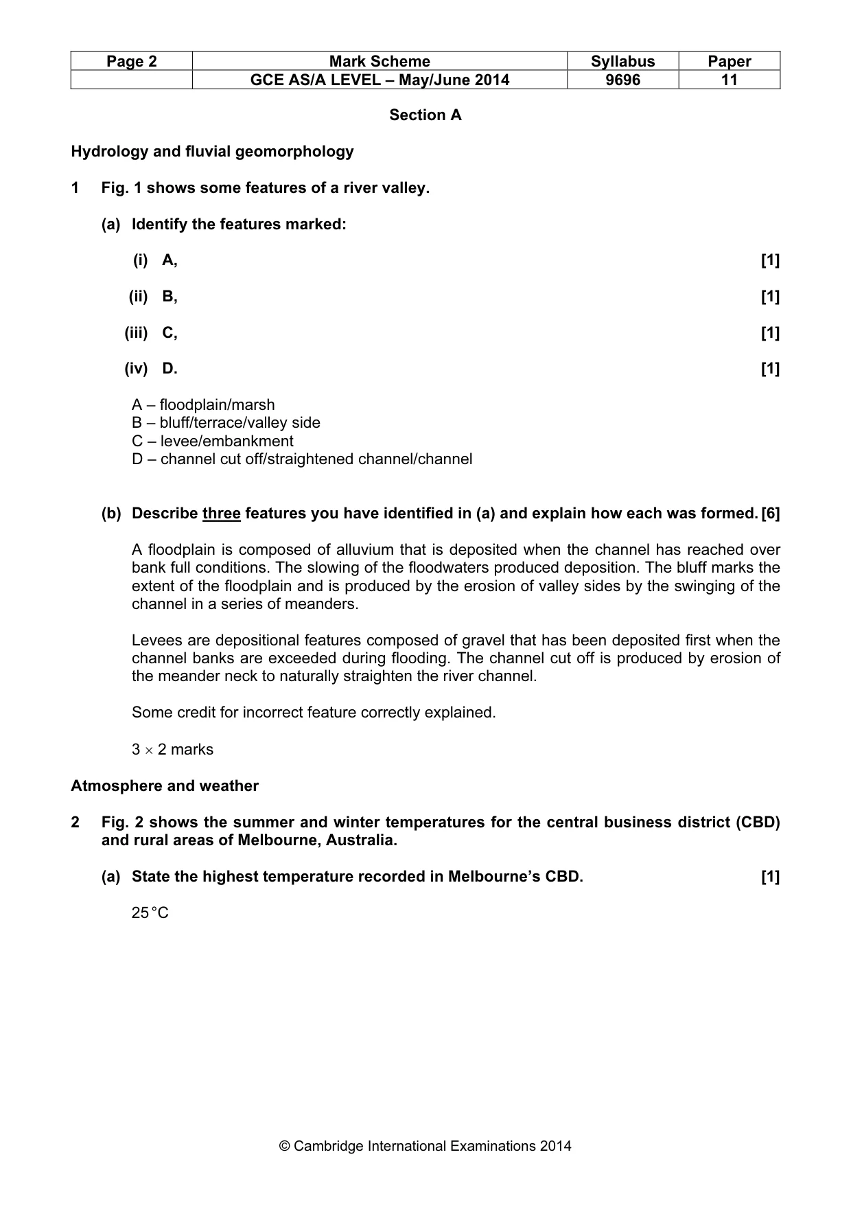 Mark scheme, page 2 of 13