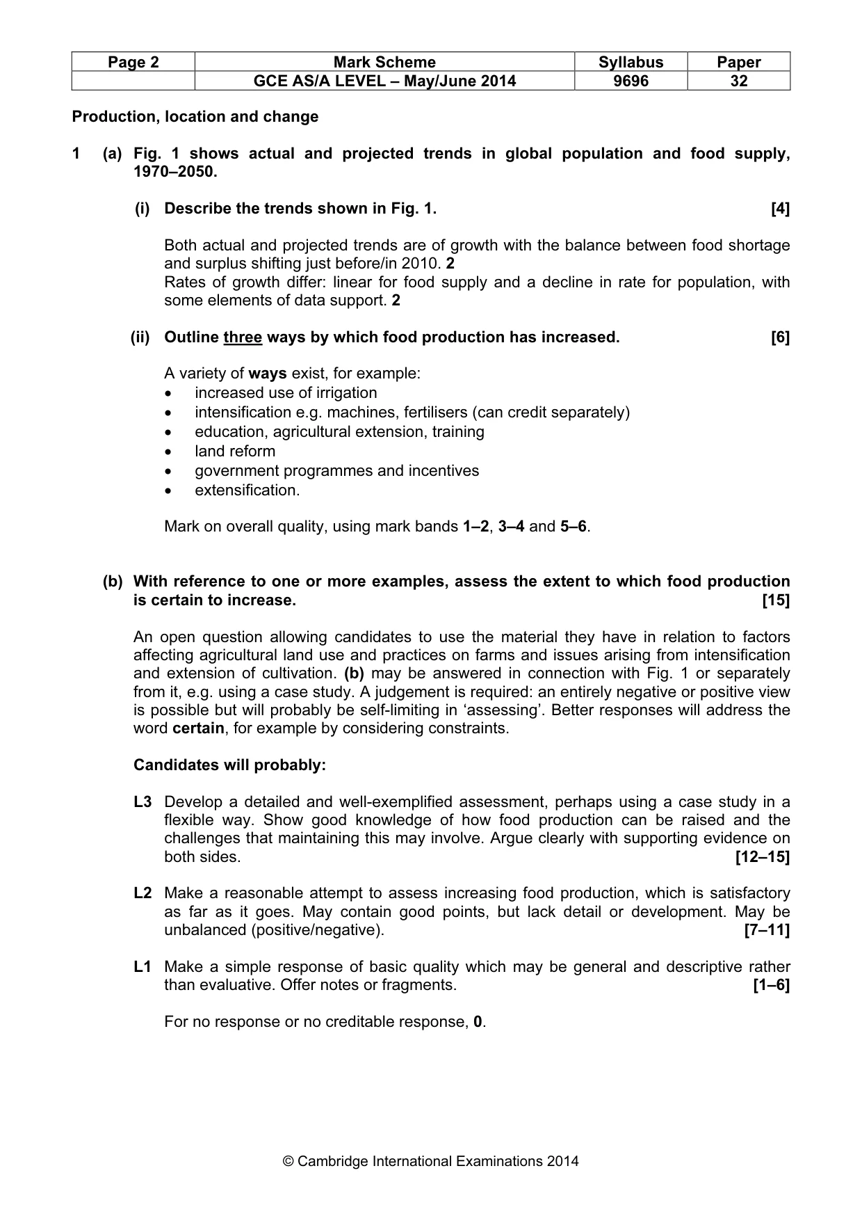 Mark scheme, page 2 of 11