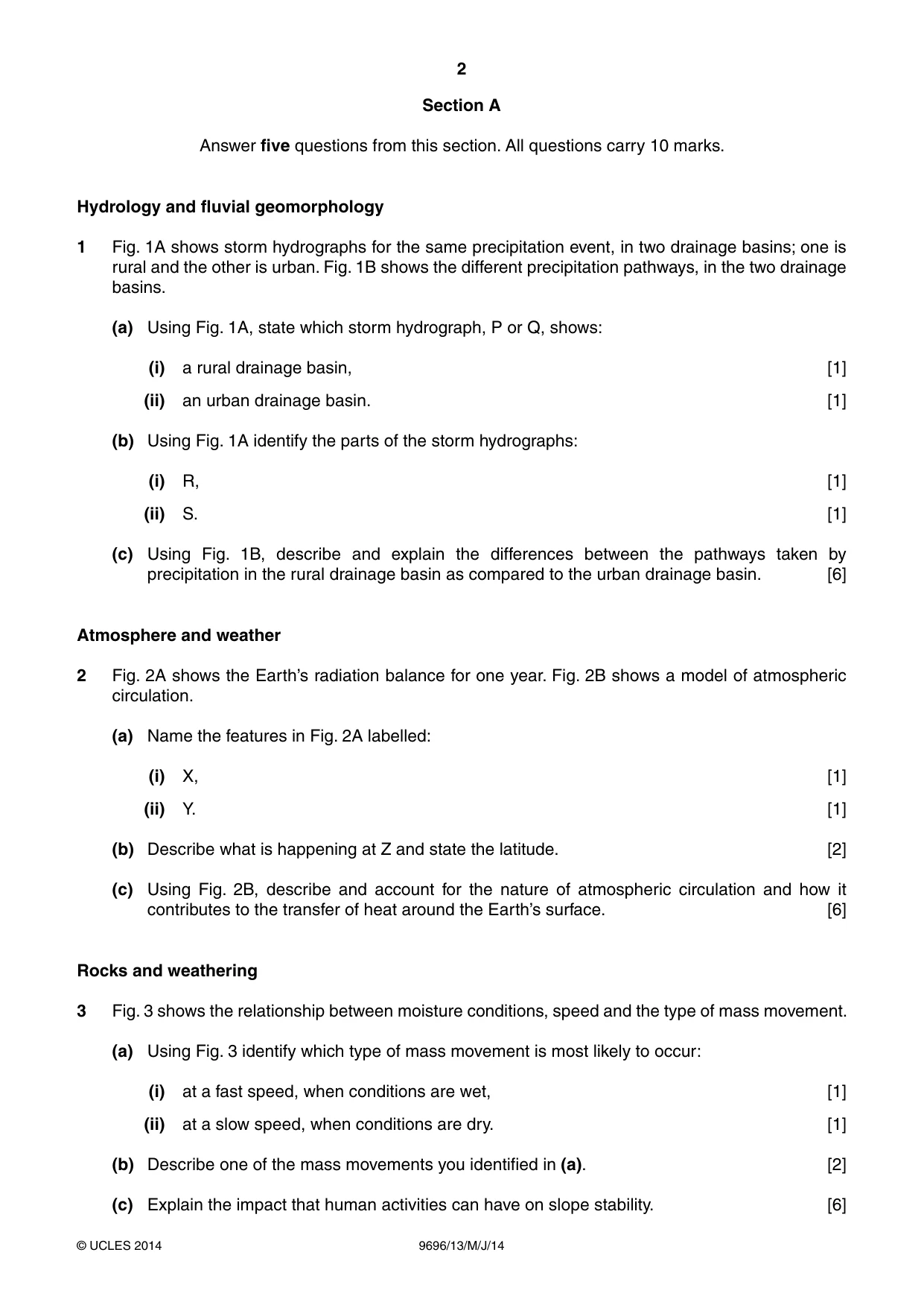 Cambridge A Level Geography 9696 2014 May/June Paper 1 · Variant 3 question paper, page 2 of 8